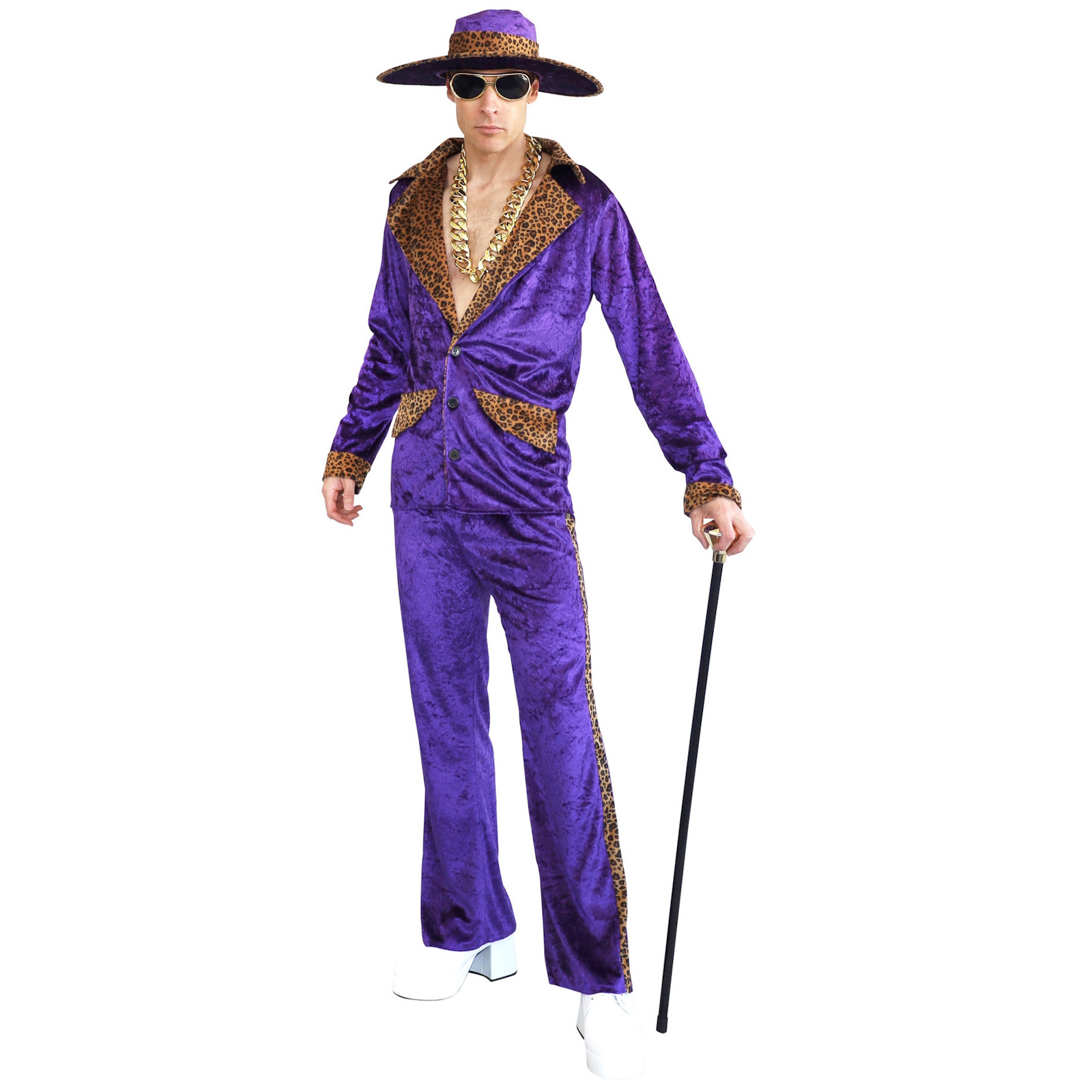 Purple Pimp Suit Men's Costume