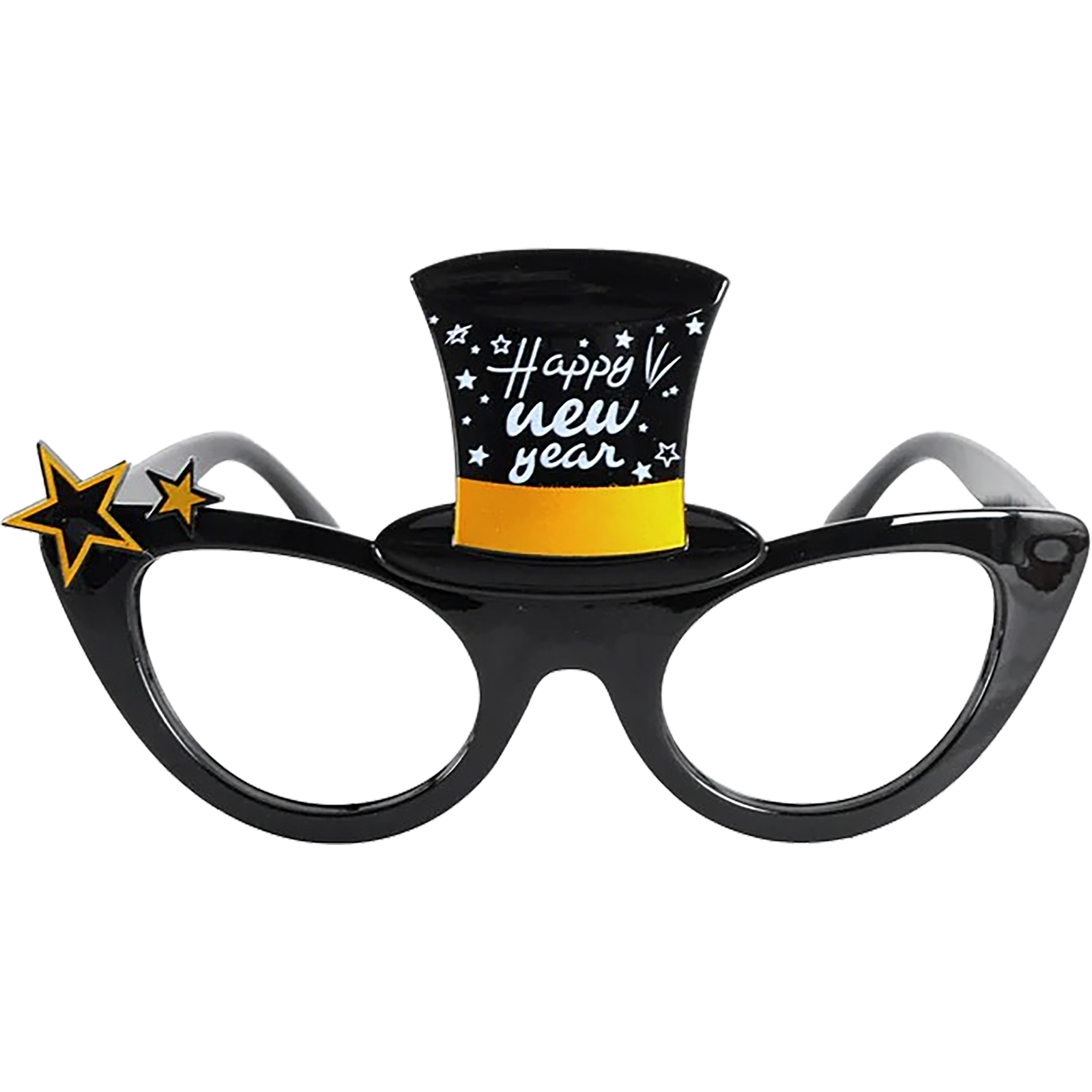 Happy New Year Top Hat Party Glasses 