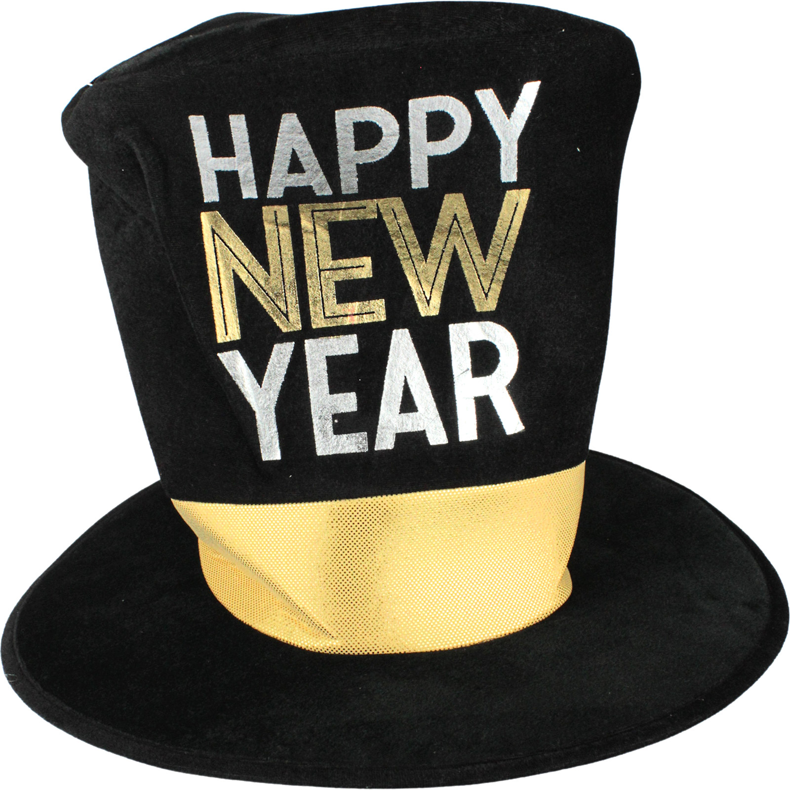 Happy New Year Oversized Plush Top Hat