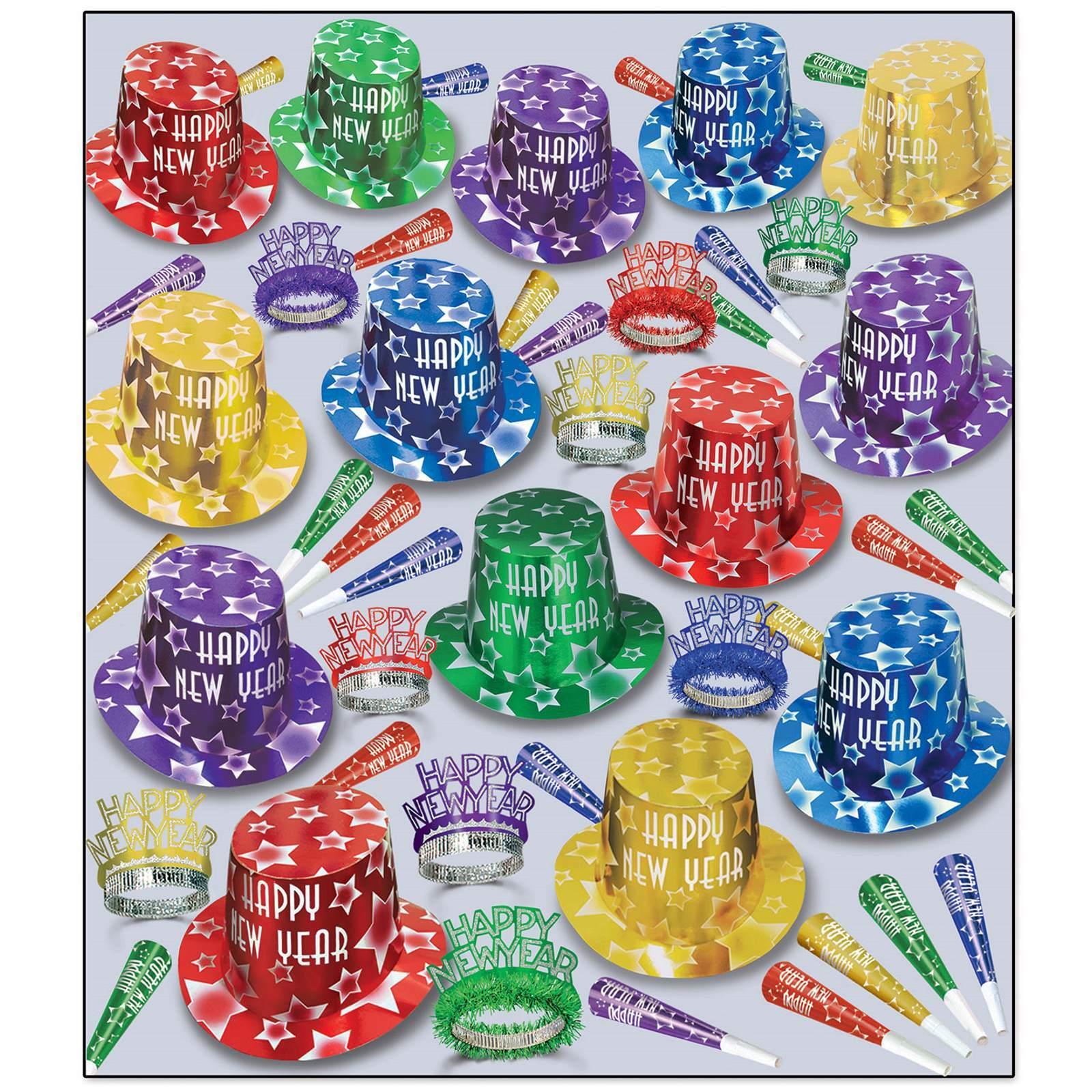 New Year Gem Star Party Kit (For 100 Guests)