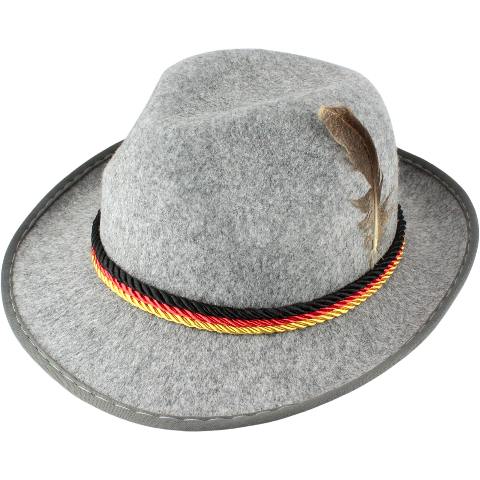 Grey Bavarian Hat