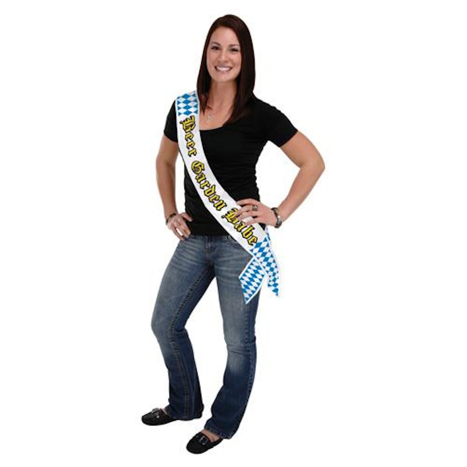 Beer Garden Babe Oktoberfest Satin Sash