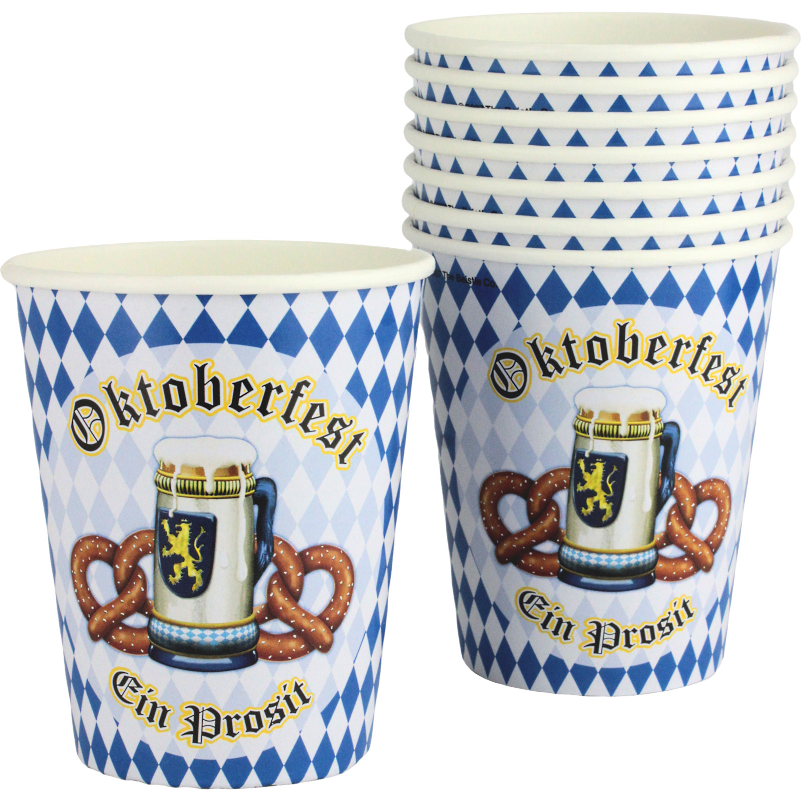 Oktoberfest Paper Cups (Pack of 8) 