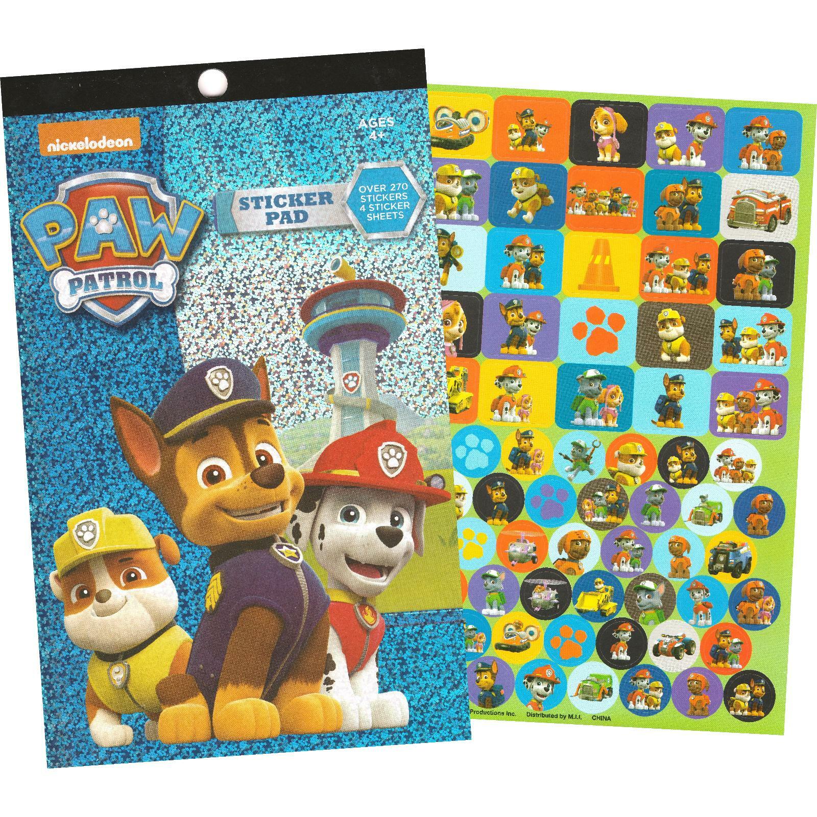 Paw Patrol Sticker Pad (4 Sheets)