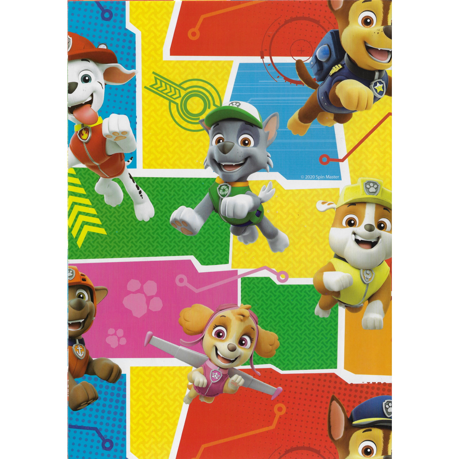 Paw Patrol Wrapping Paper (1 Sheet)