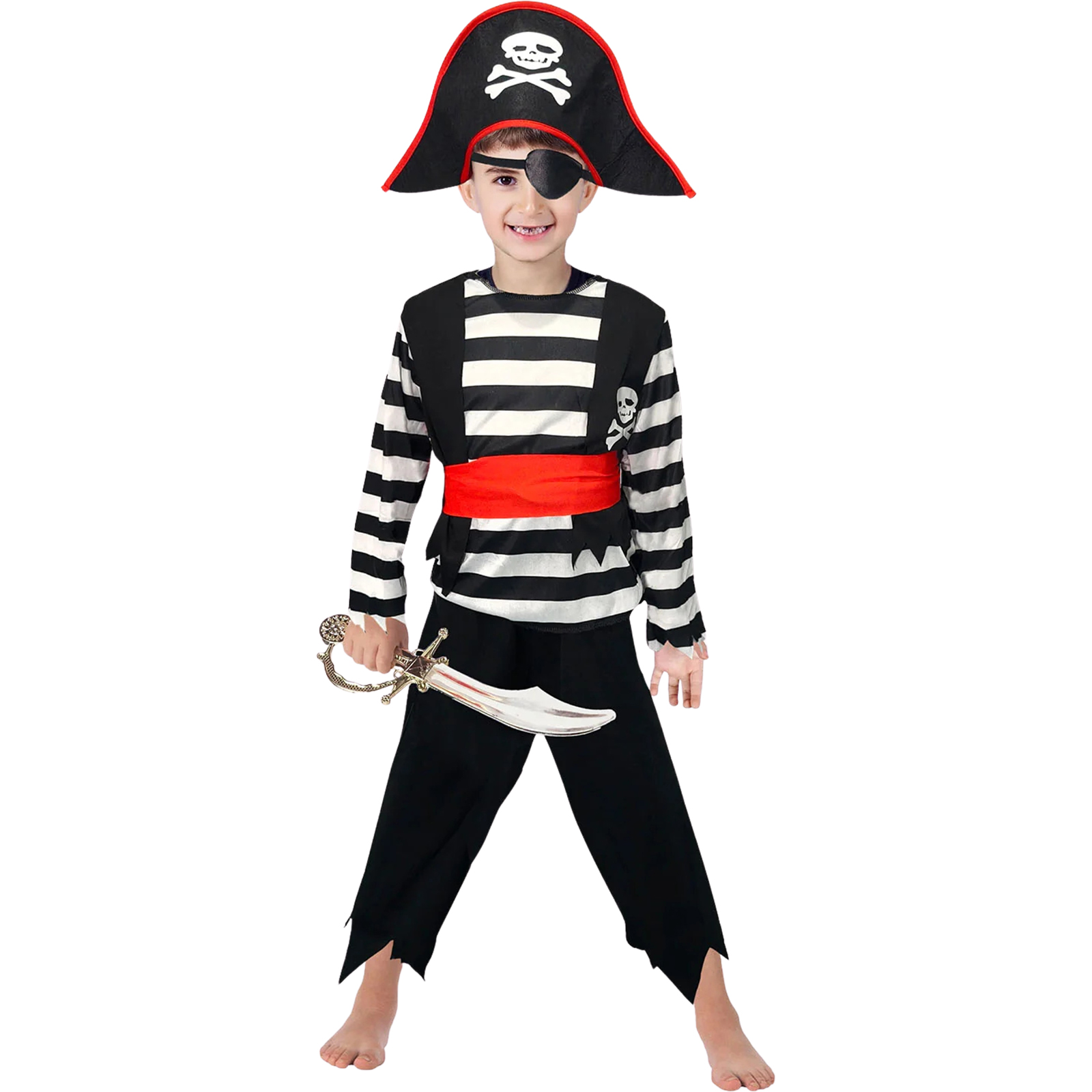 Pirate Mate Boys Costume 10-12 Years 