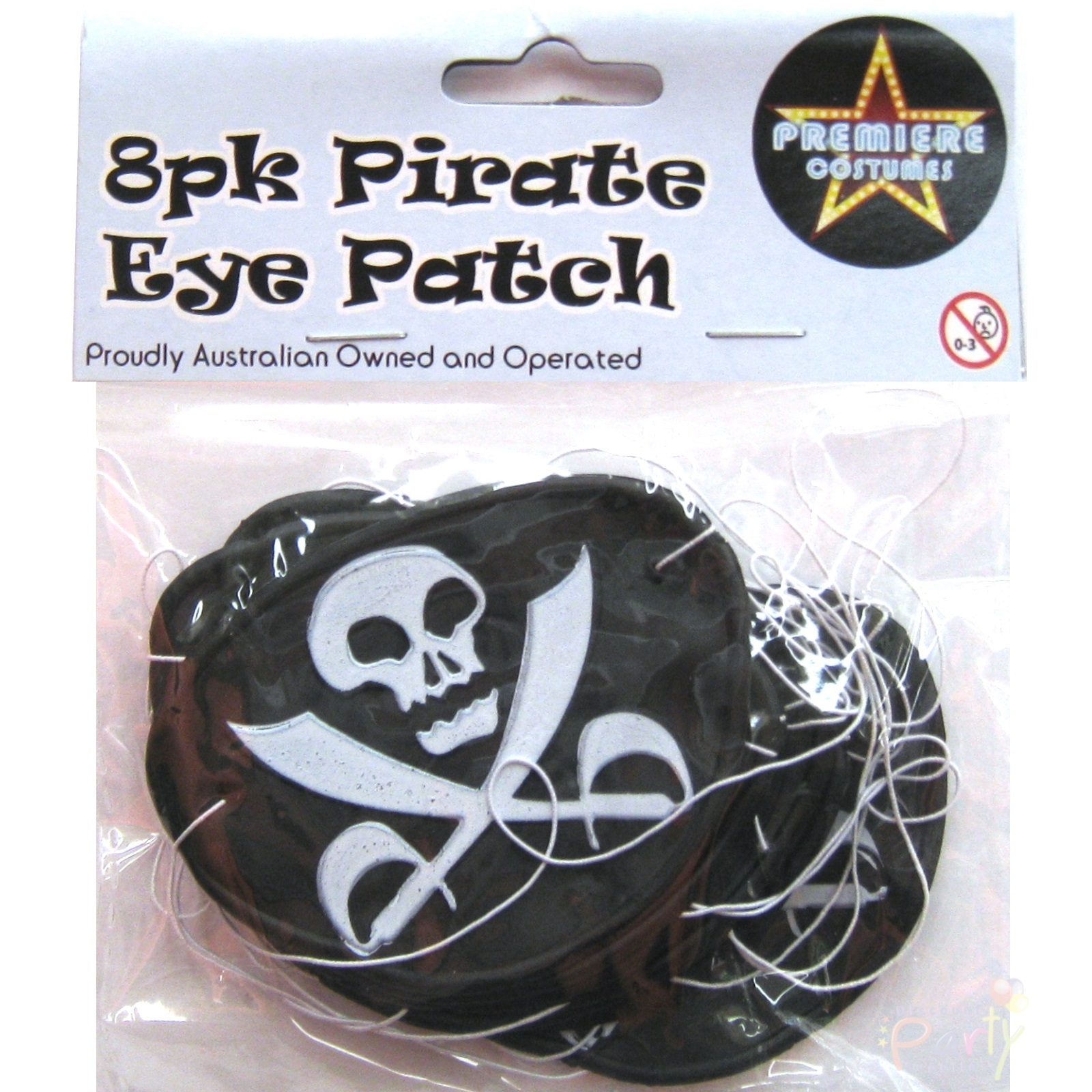 Pirate Eye Patches (Pack of 8)