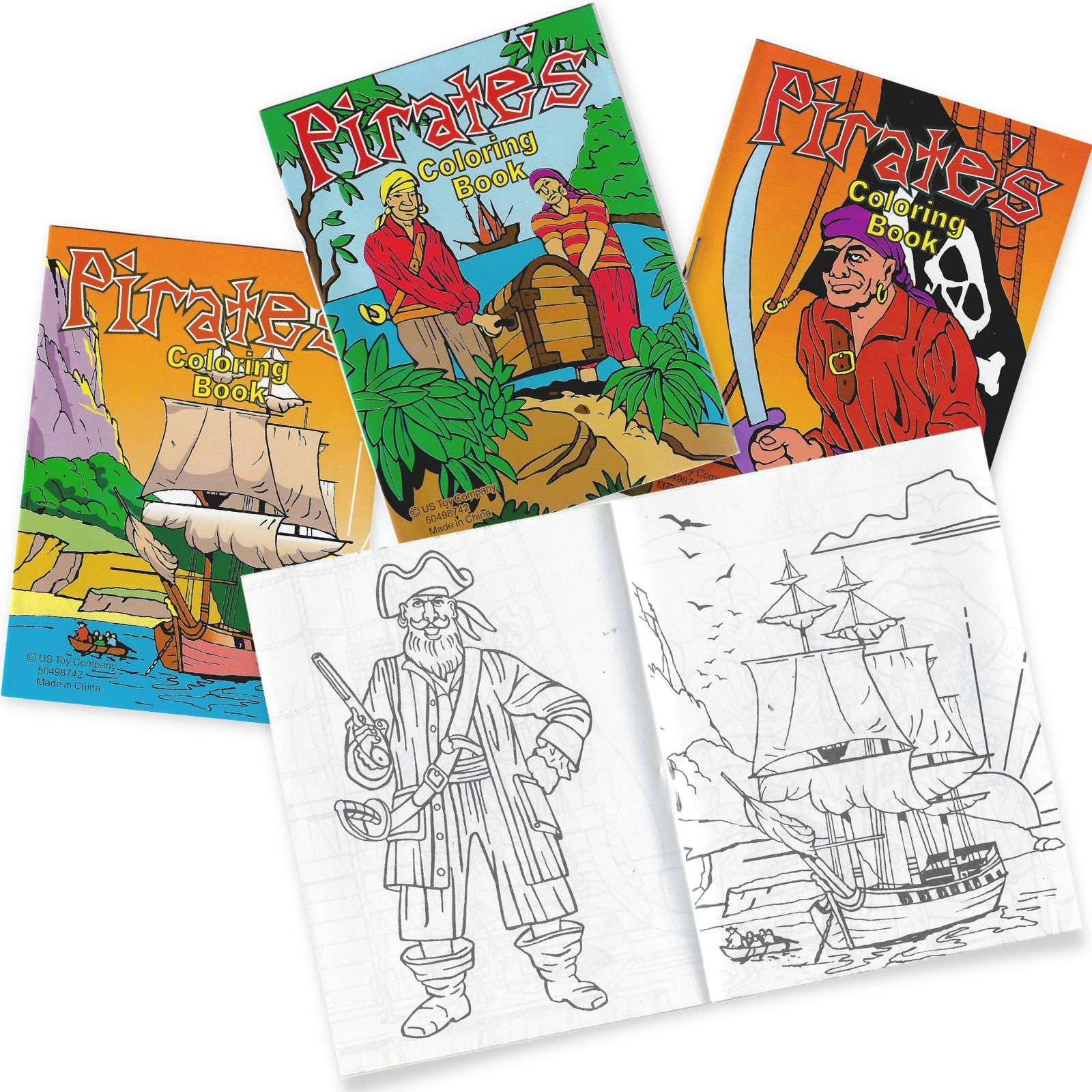 Pirate Colouring Books (Pack of 12)