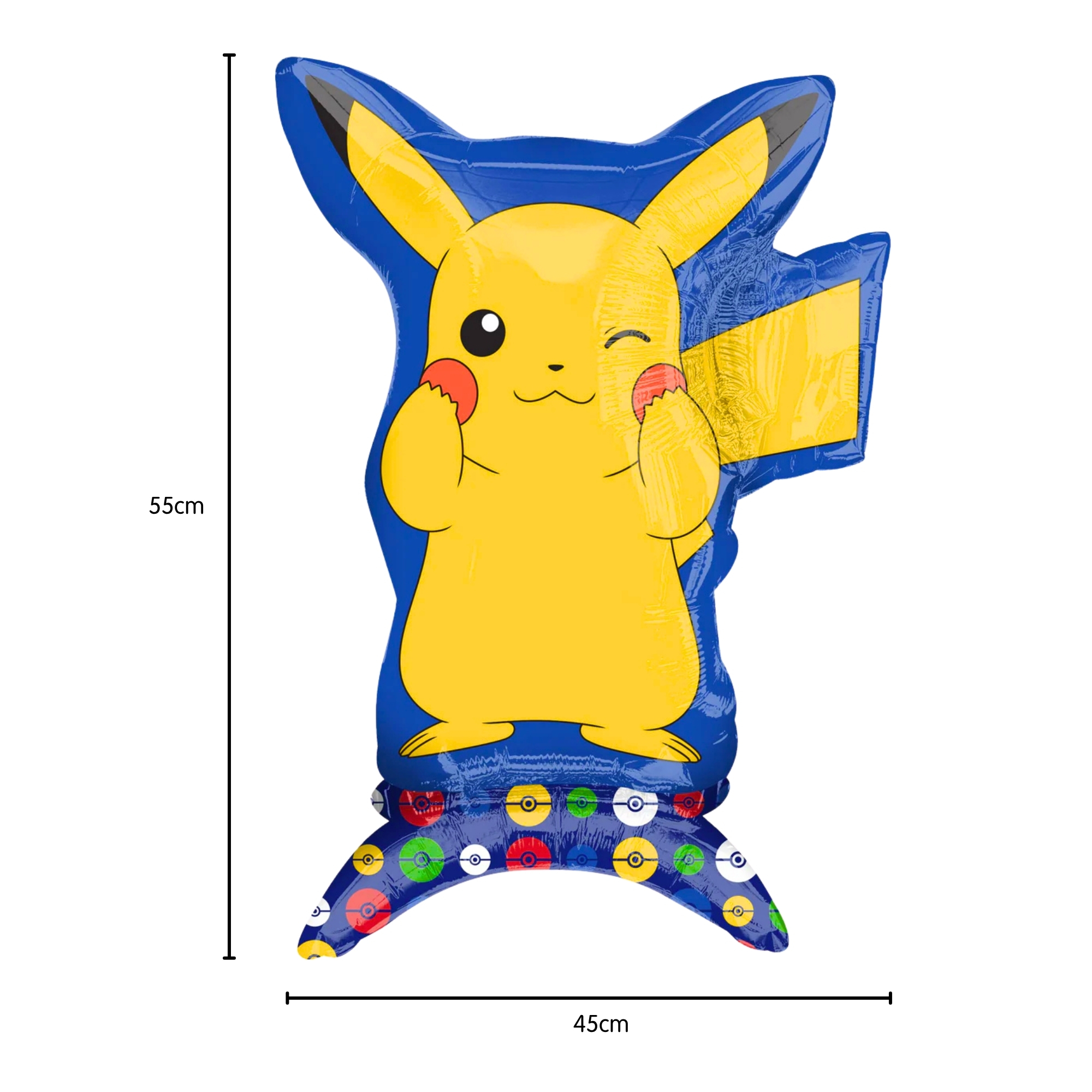 Pikachu Air Fill Balloon Centrepiece 55cm
