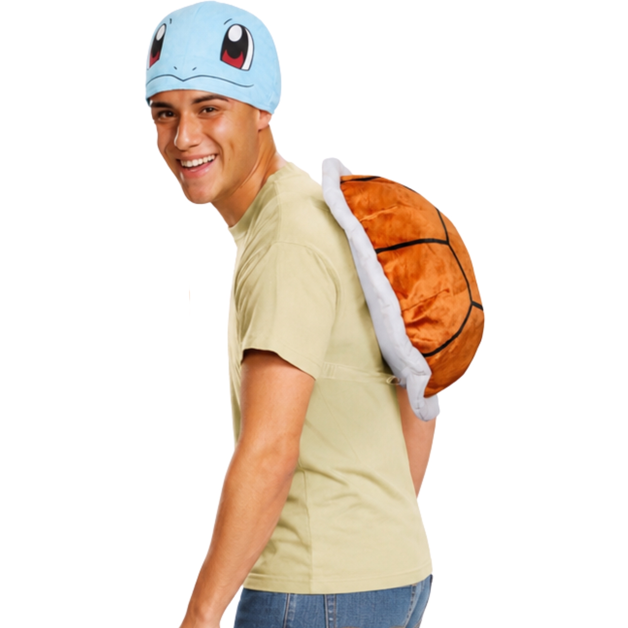  Adult Pokémon Squirtle Shell & Hat Costume Set