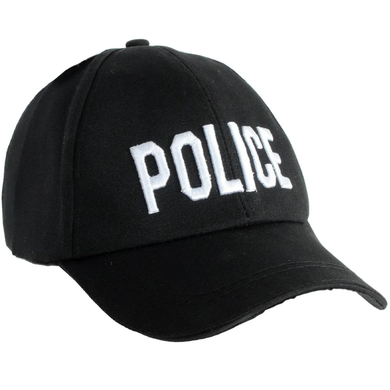 Black Police Cap