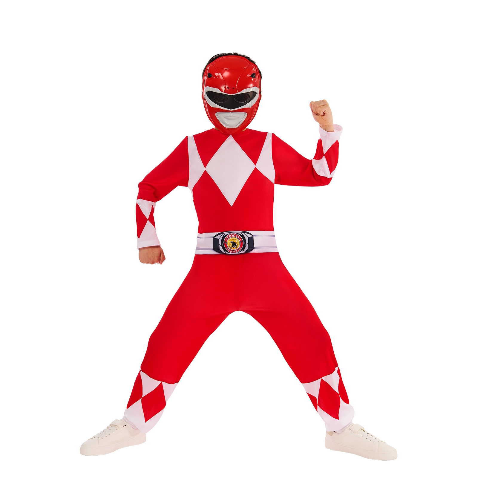 Power Rangers Red Mighty Morphin Ranger Kids Costume 