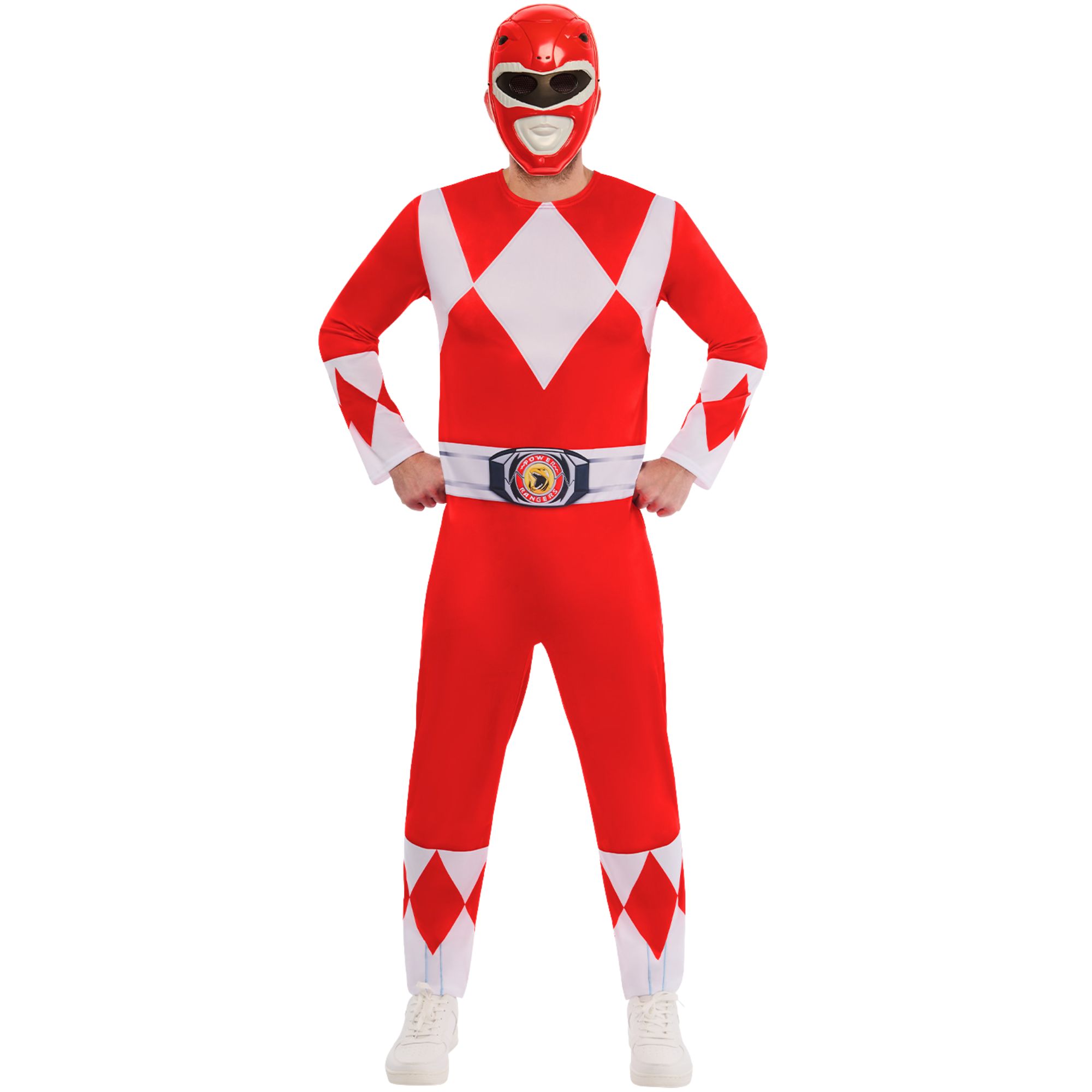 Red Power Rangers Kids Costume 6-8 Years