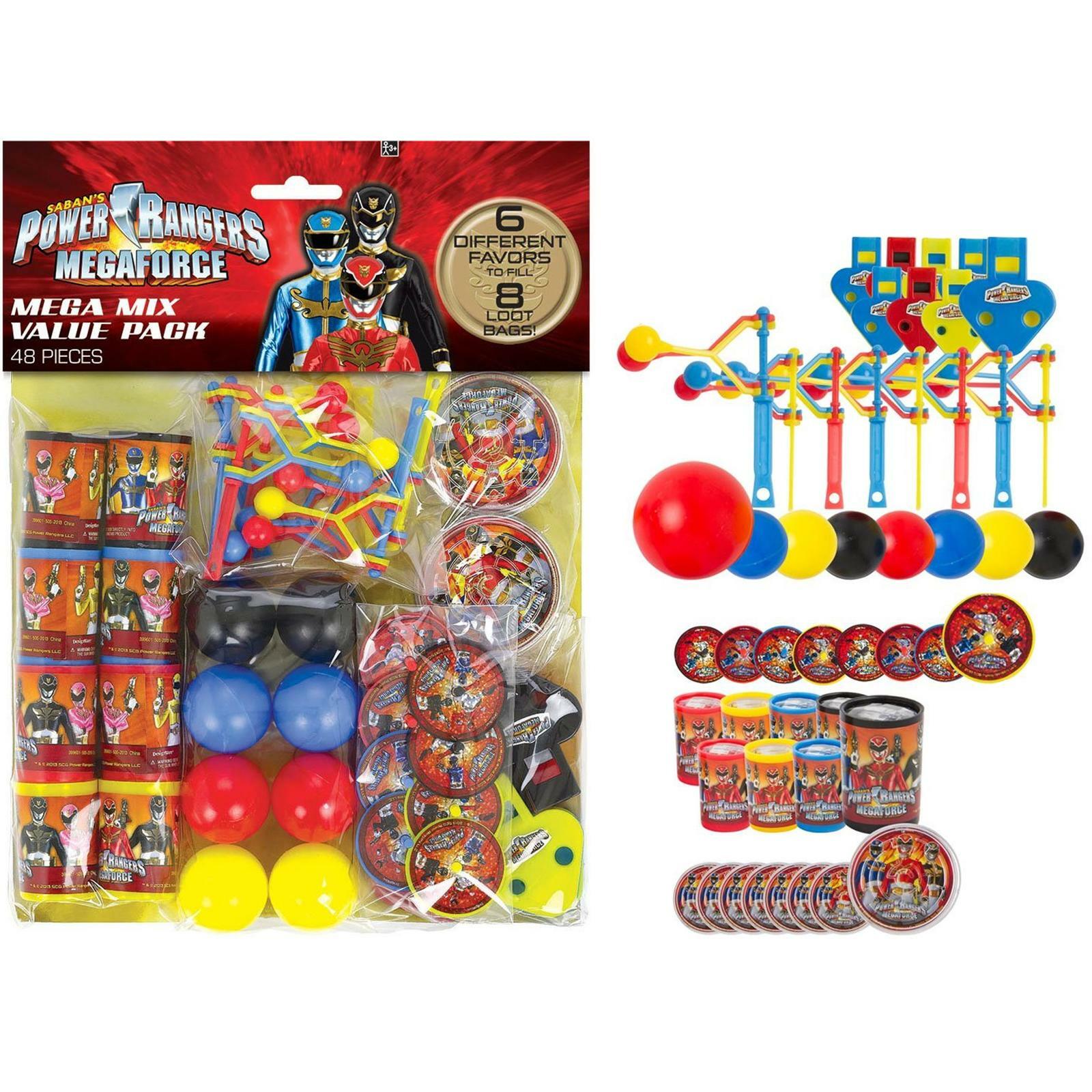 Power Rangers Megaforce Mega Value Favour Pack (48 Pieces)