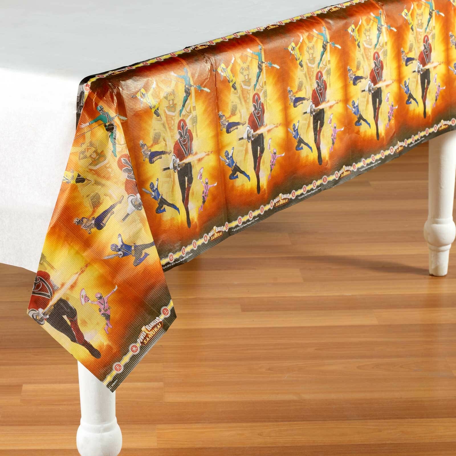 Power Rangers Samurai Paper Tablecloth
