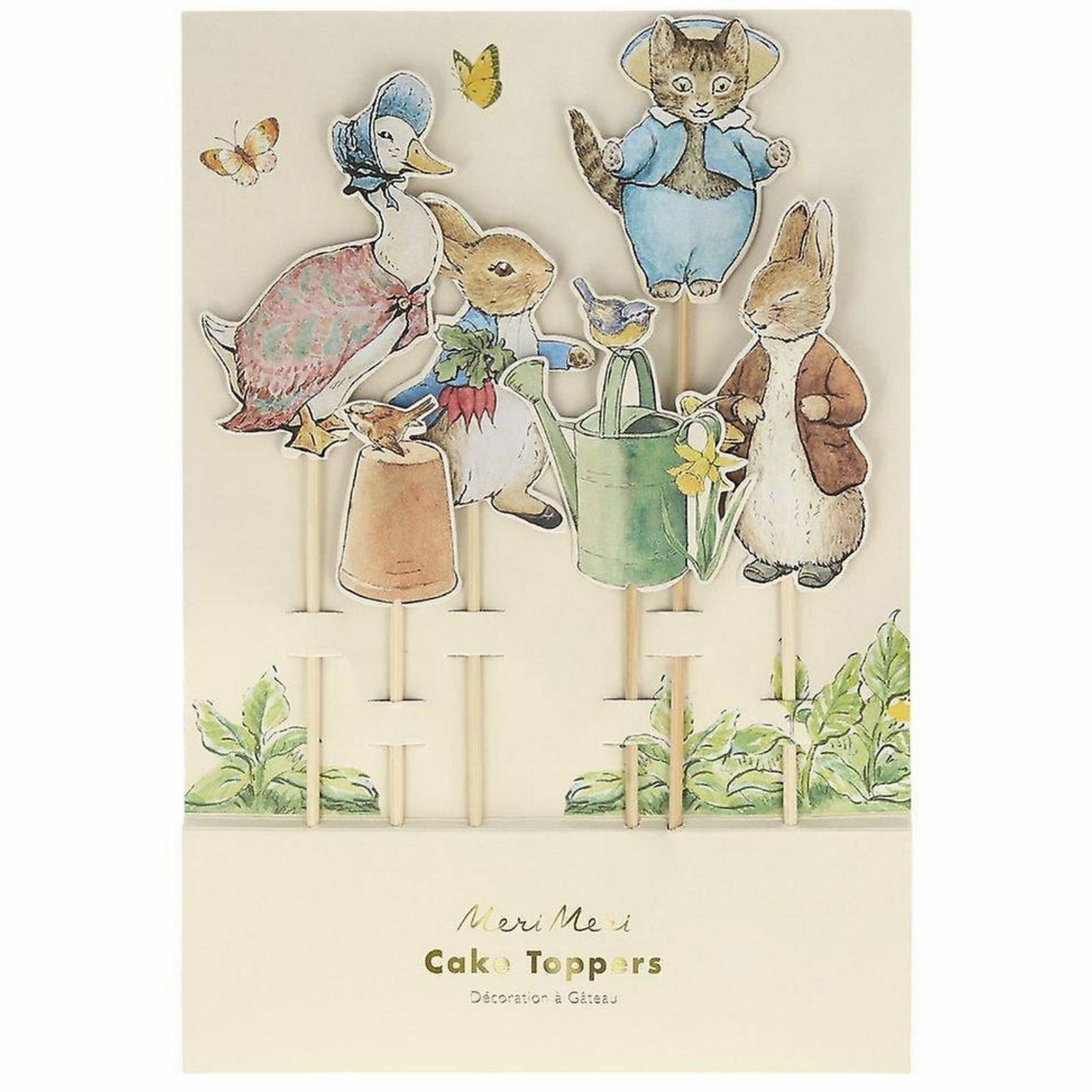 Meri Meri Peter Rabbit and Friends Cake Toppers (Pack of 6)