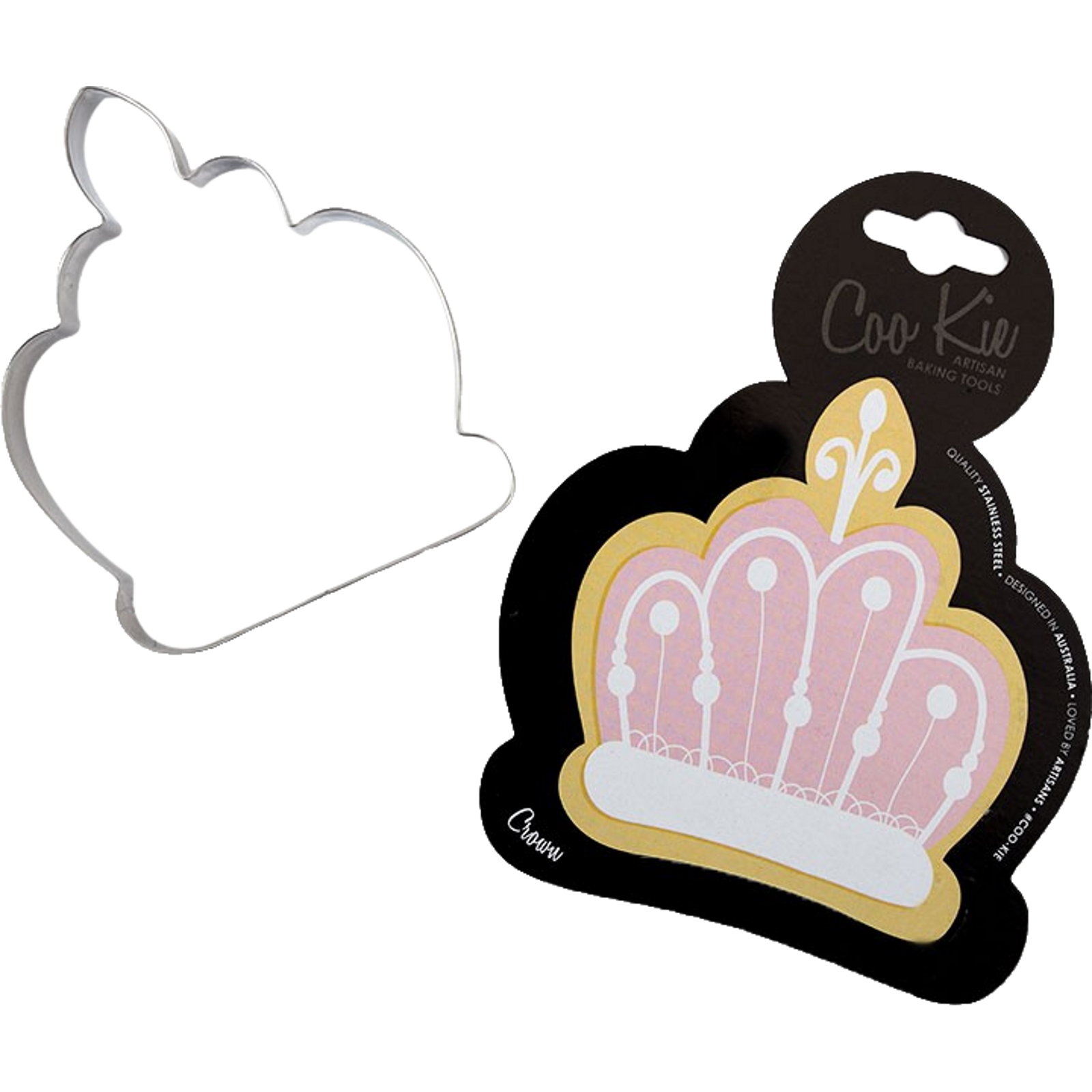 Coo Kie Crown Cookie Cutter 