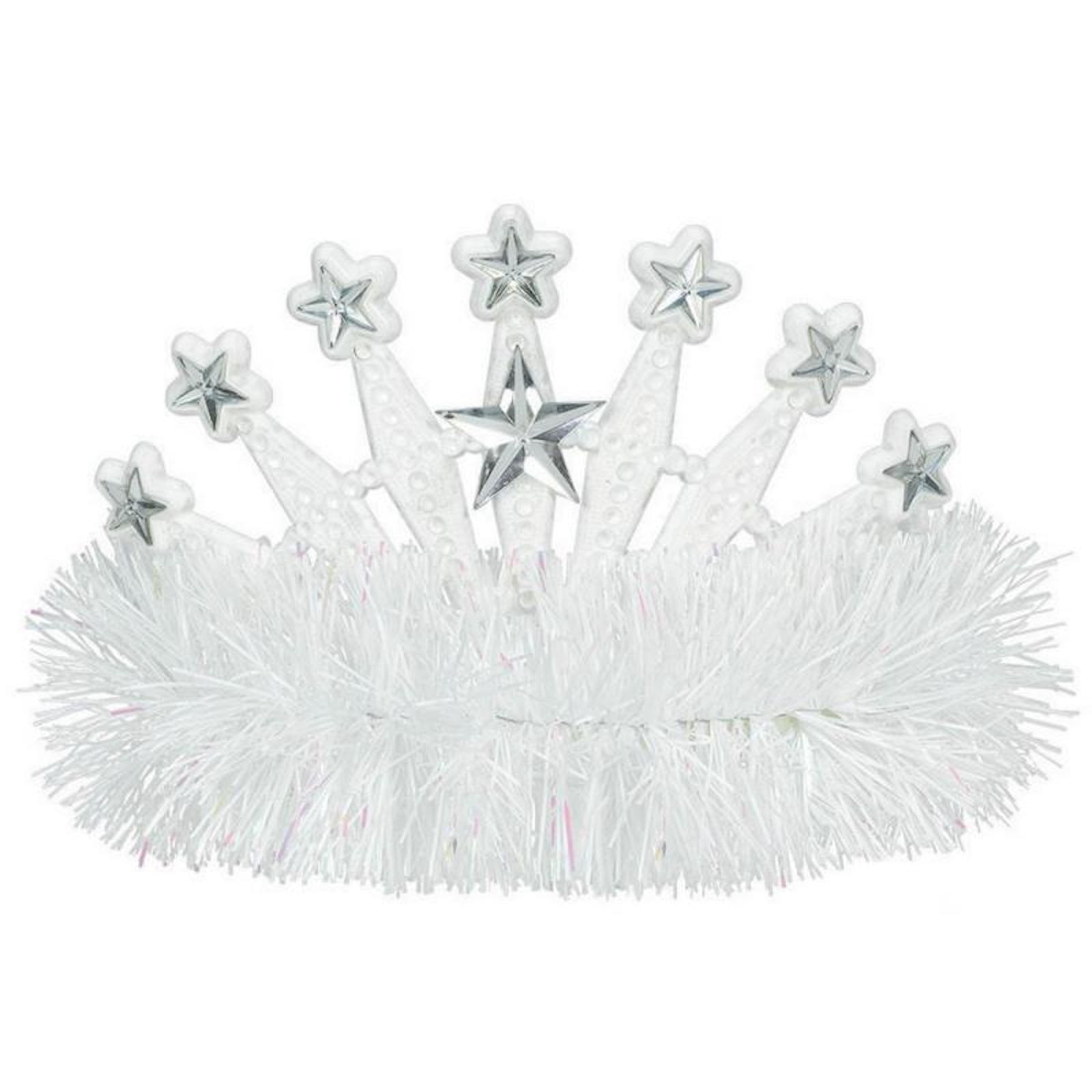 White Tiara Adult Costume Accessory