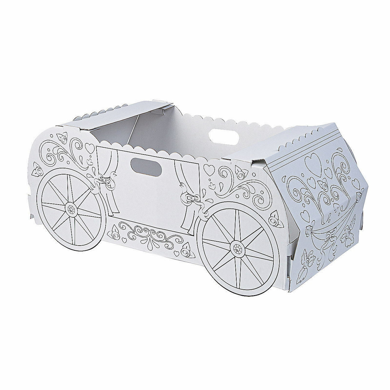 Colour Your Own Princess Carriage