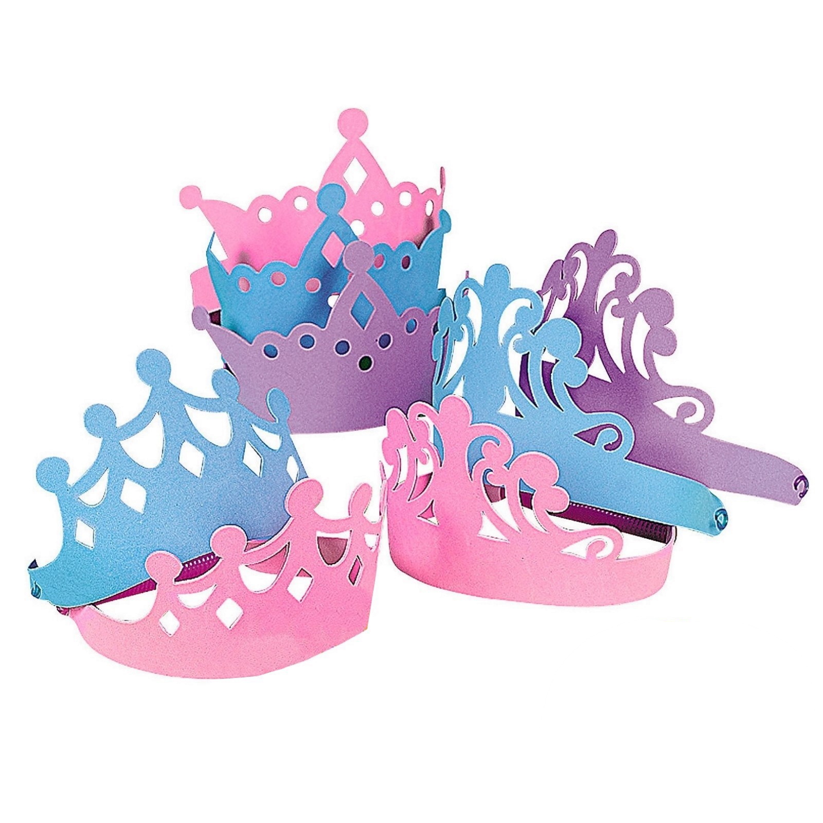 Foam Princess Tiaras (Pack of 12)