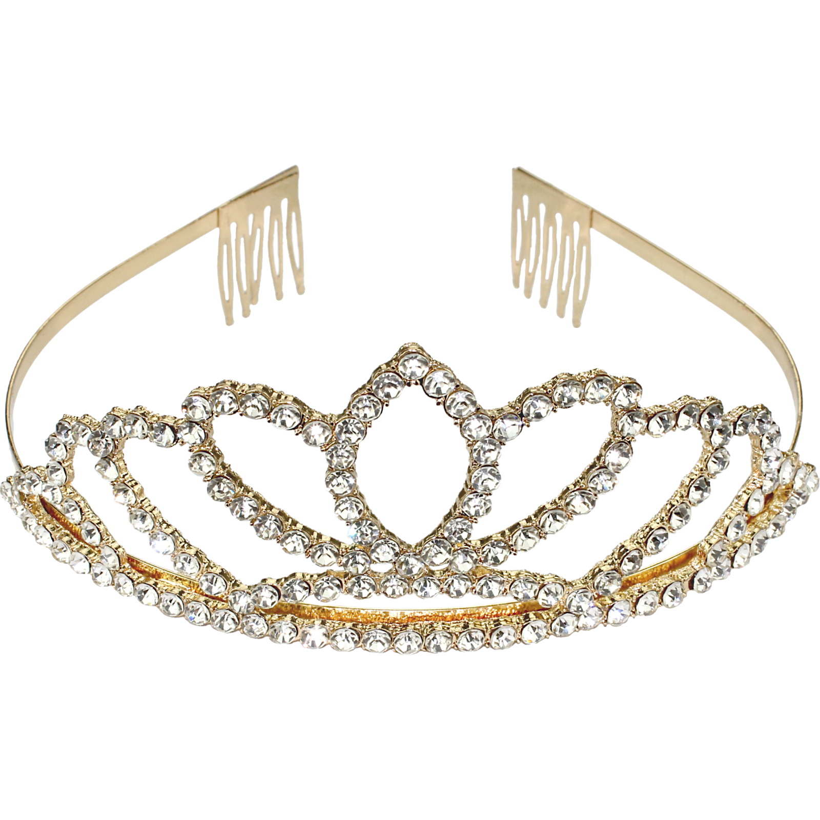 Gold Diamante Tiara