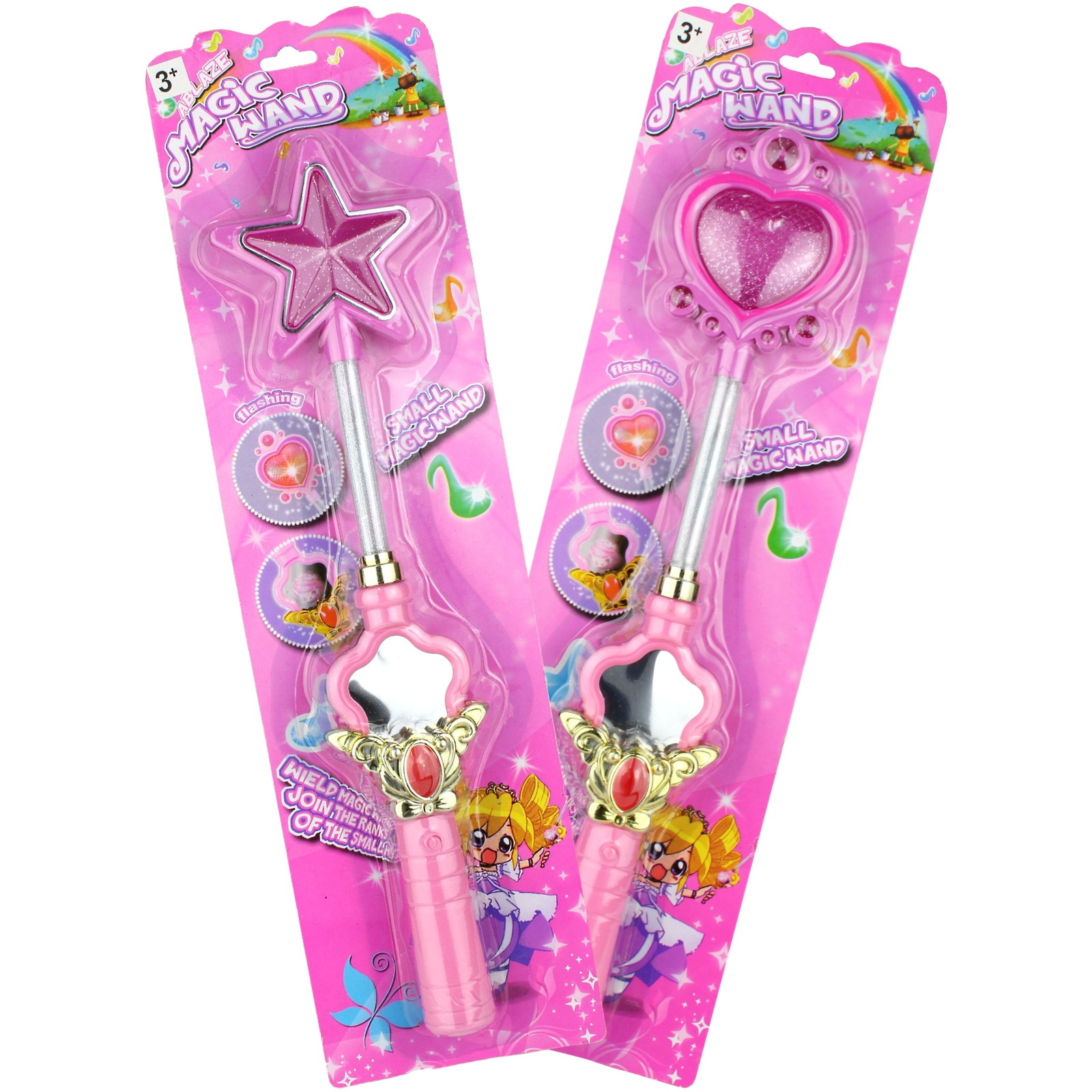 Flashing Magic Princess Wand with Sounds