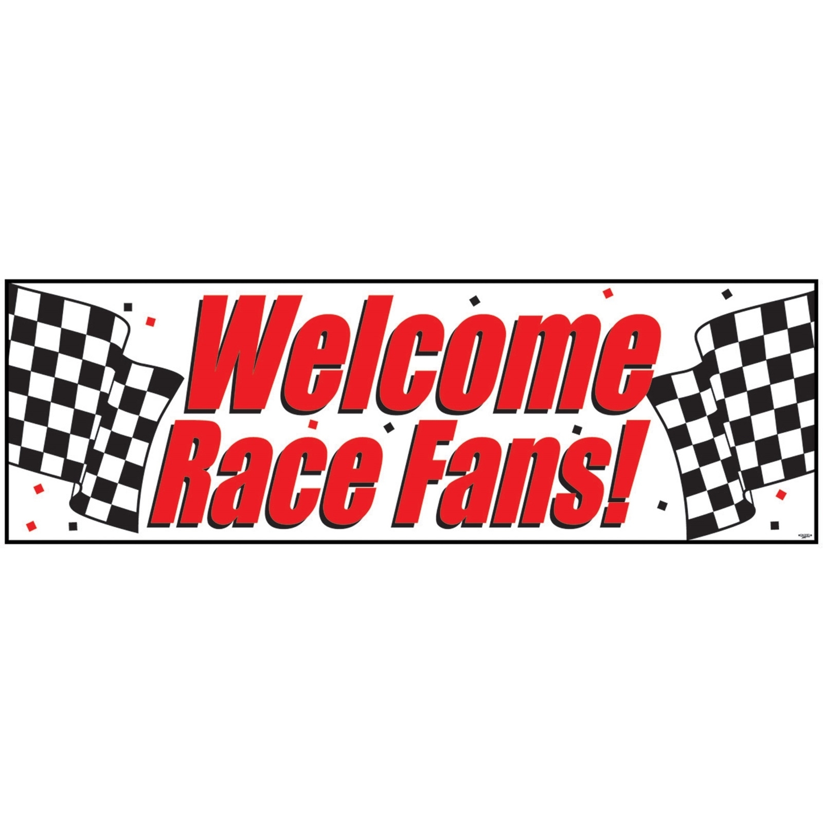 Racing Welcome Giant Banner