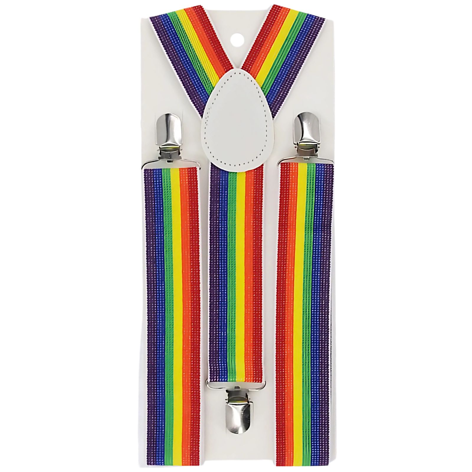 Rainbow Stripe Suspender Braces