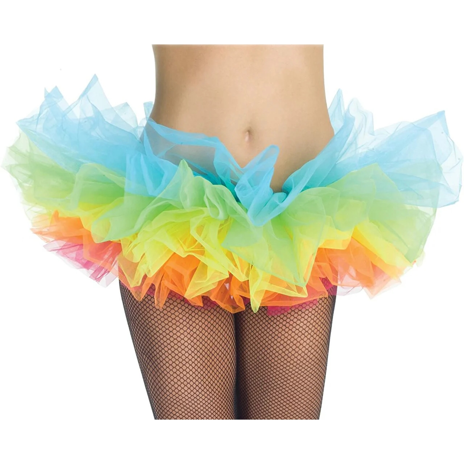 Rainbow Sexy Ballerina Tutu Adult Costume Accessory