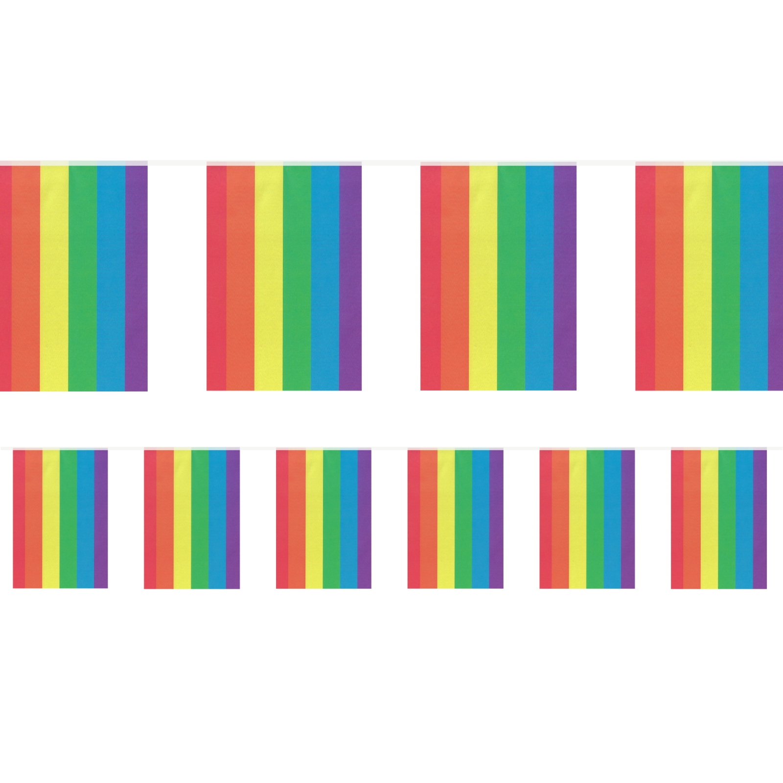 Rainbow Paper Pennant Banner (3m)
