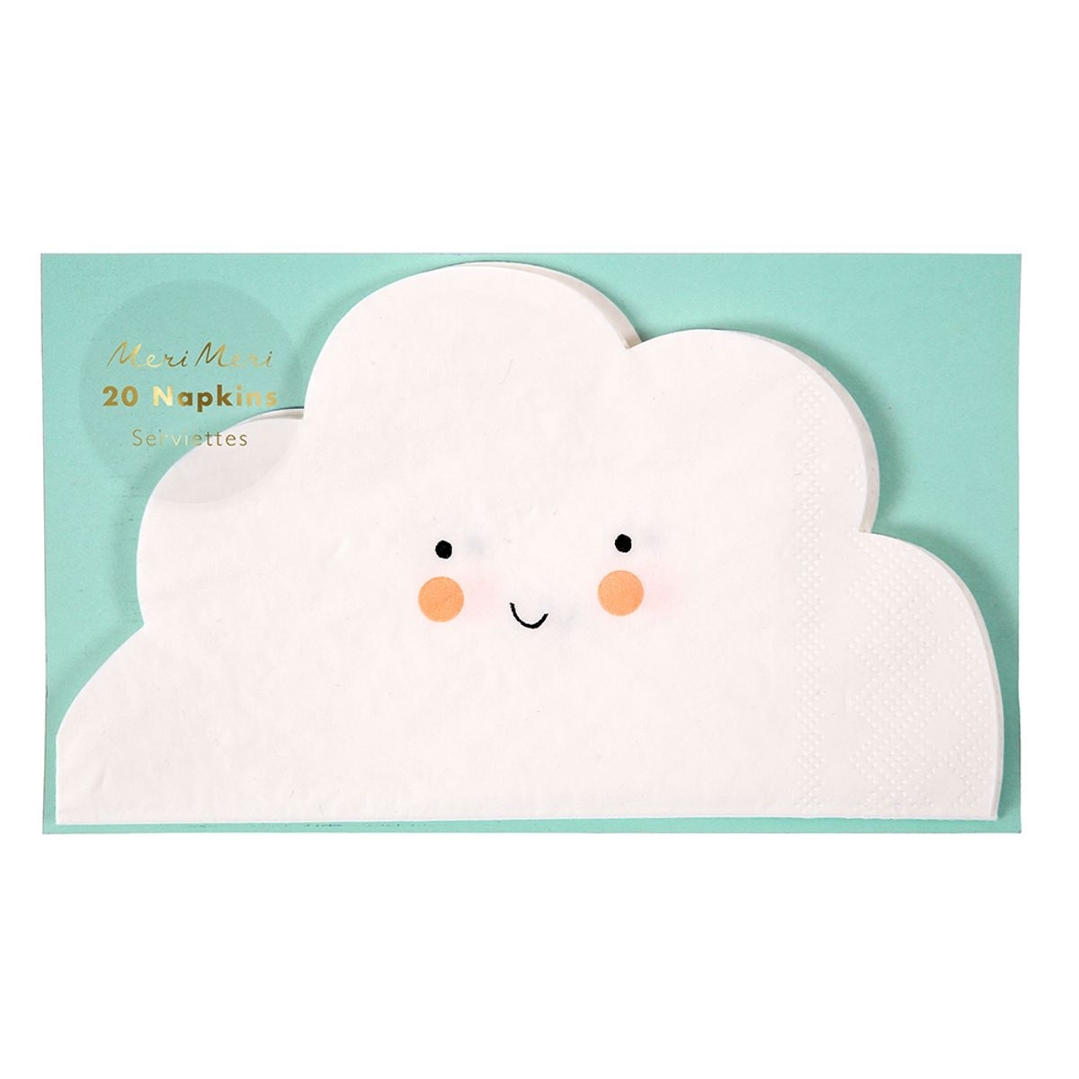 Meri Meri Cloud Napkins / Serviettes (Pack of 20)