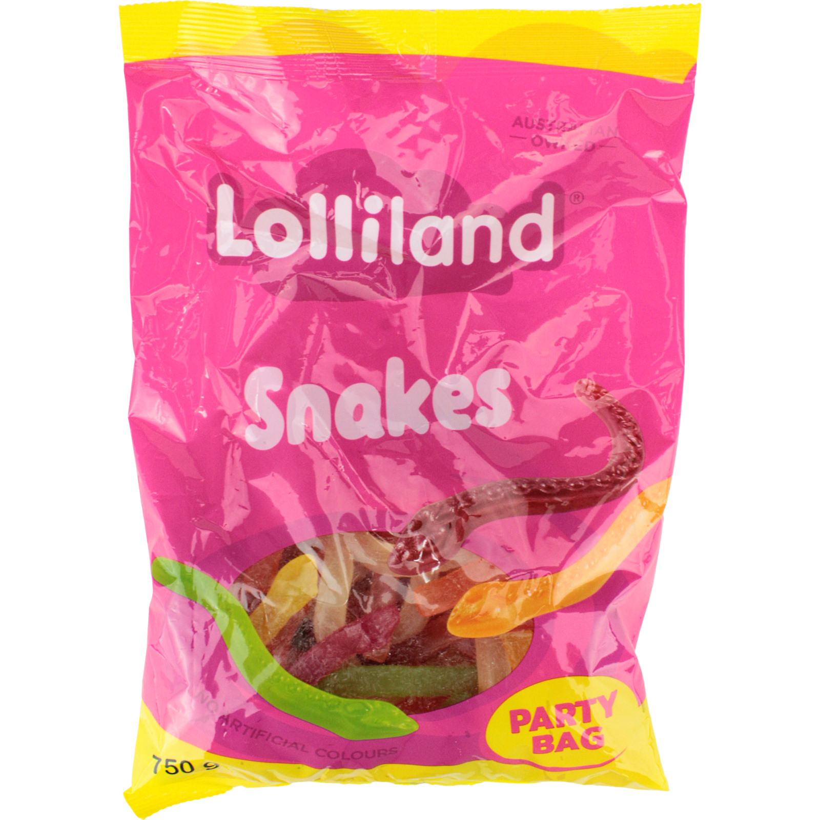 Mixed Snake Lollies (750g)