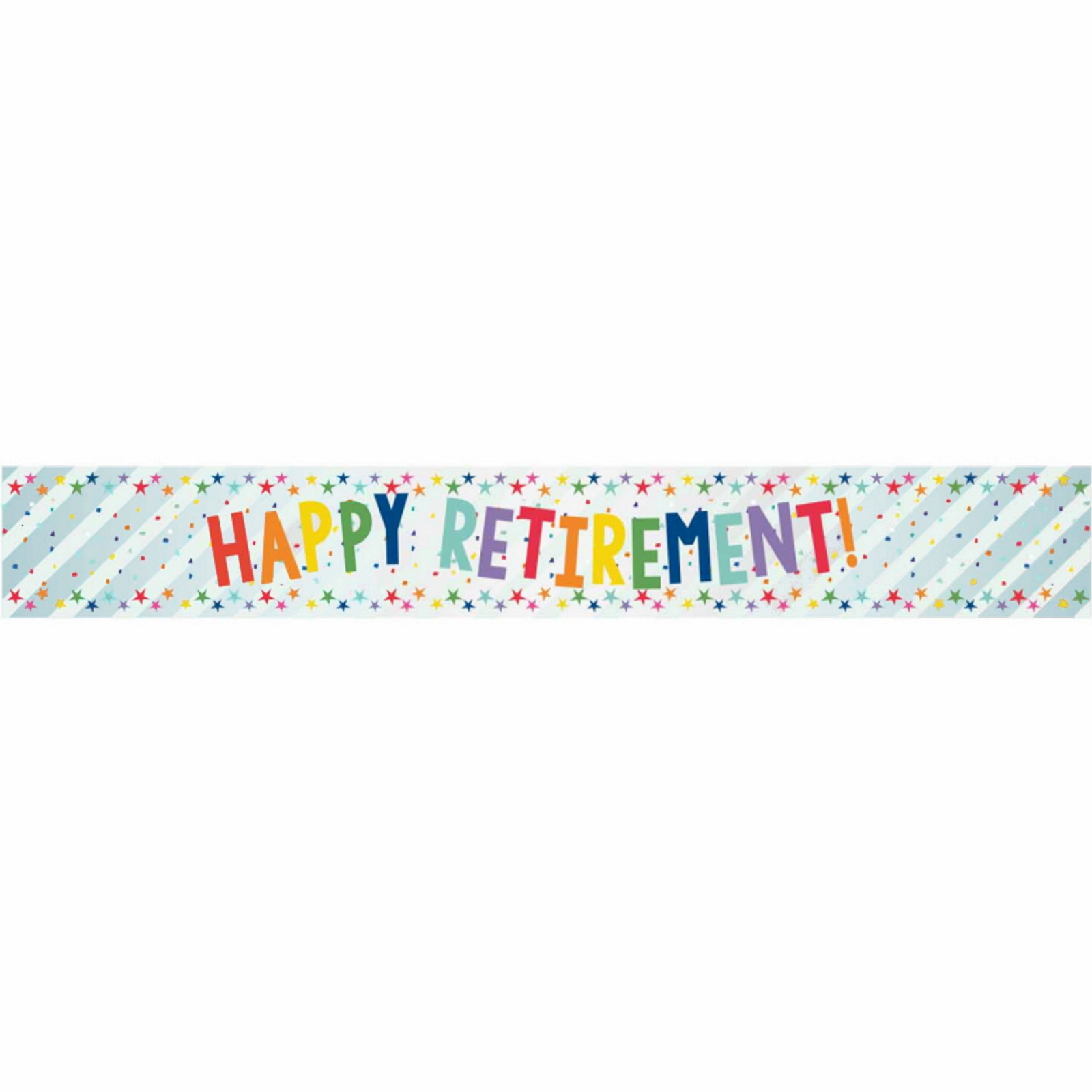 Happy Retirement Foil Banner