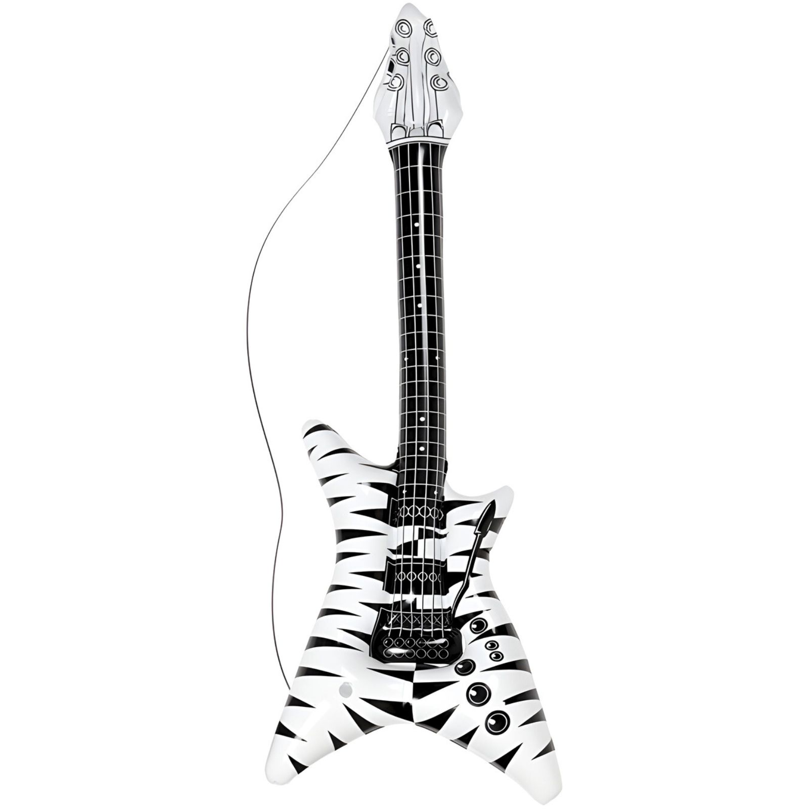 Inflatable Zebra Rock n Roll Guitar