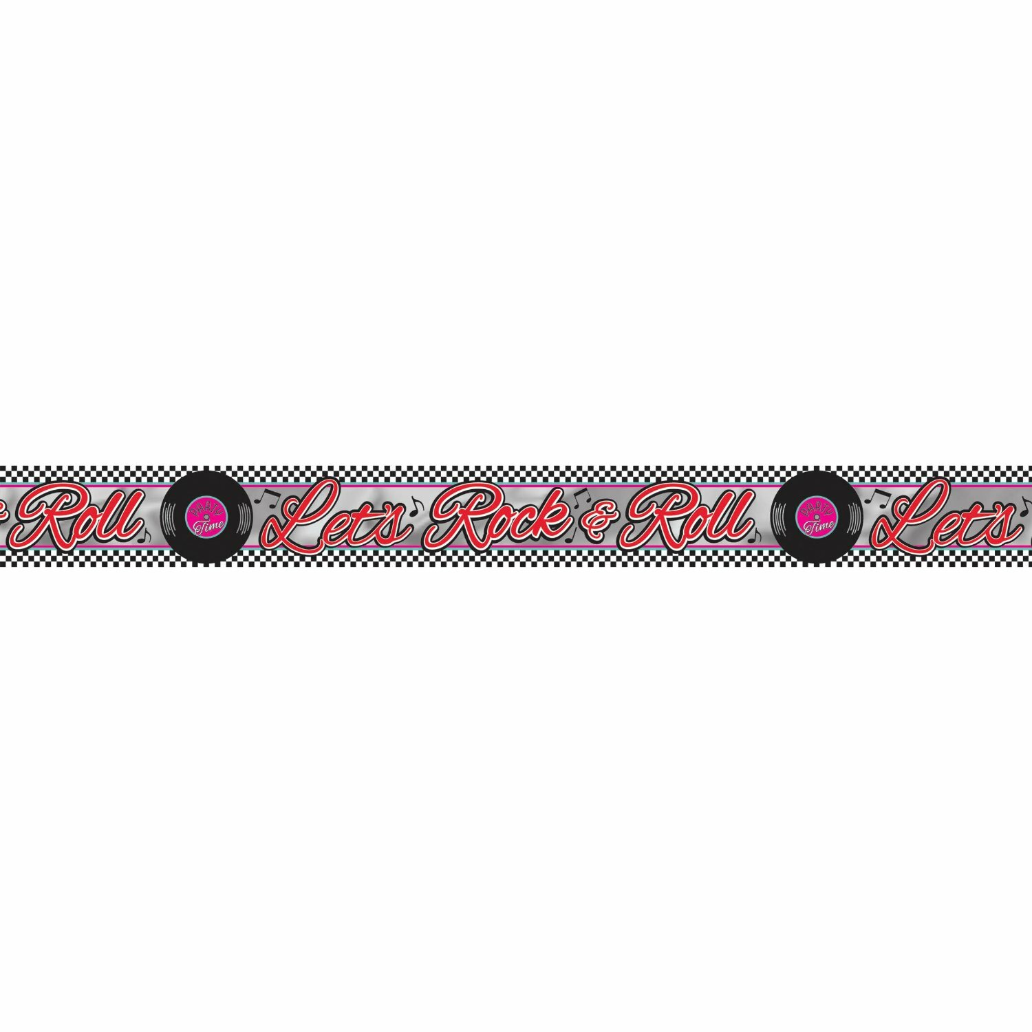 Classic 50's Rock and Roll Foil Banner