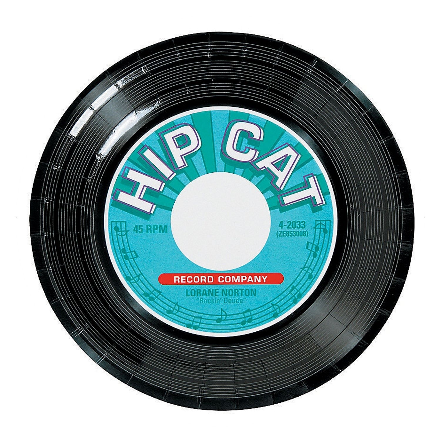 Rockin' 50s Small Paper Plates (Pack of 8)