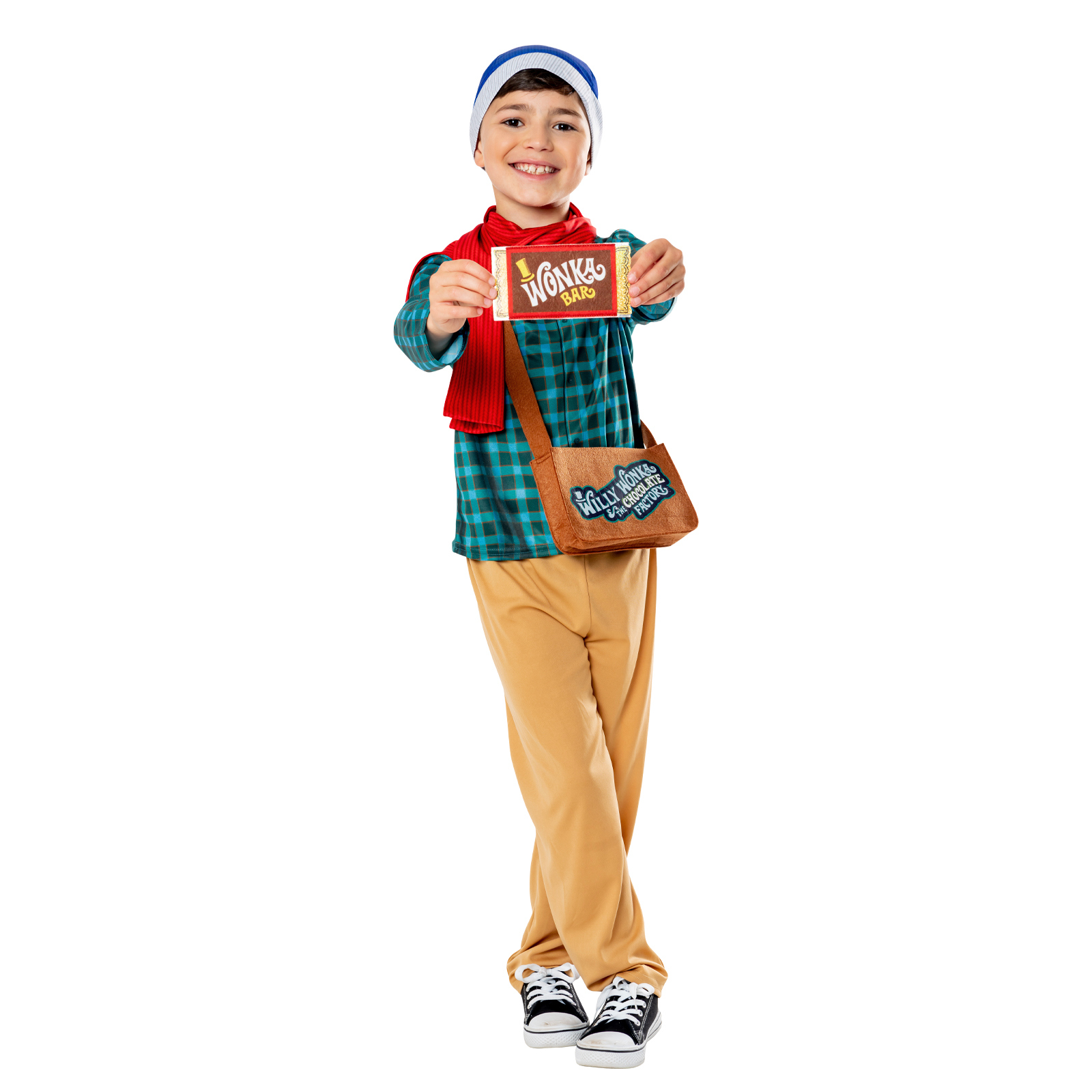 Willy Wonka and the Chocolate Factory Charlie Bucket Kids Costume 3-5 Years