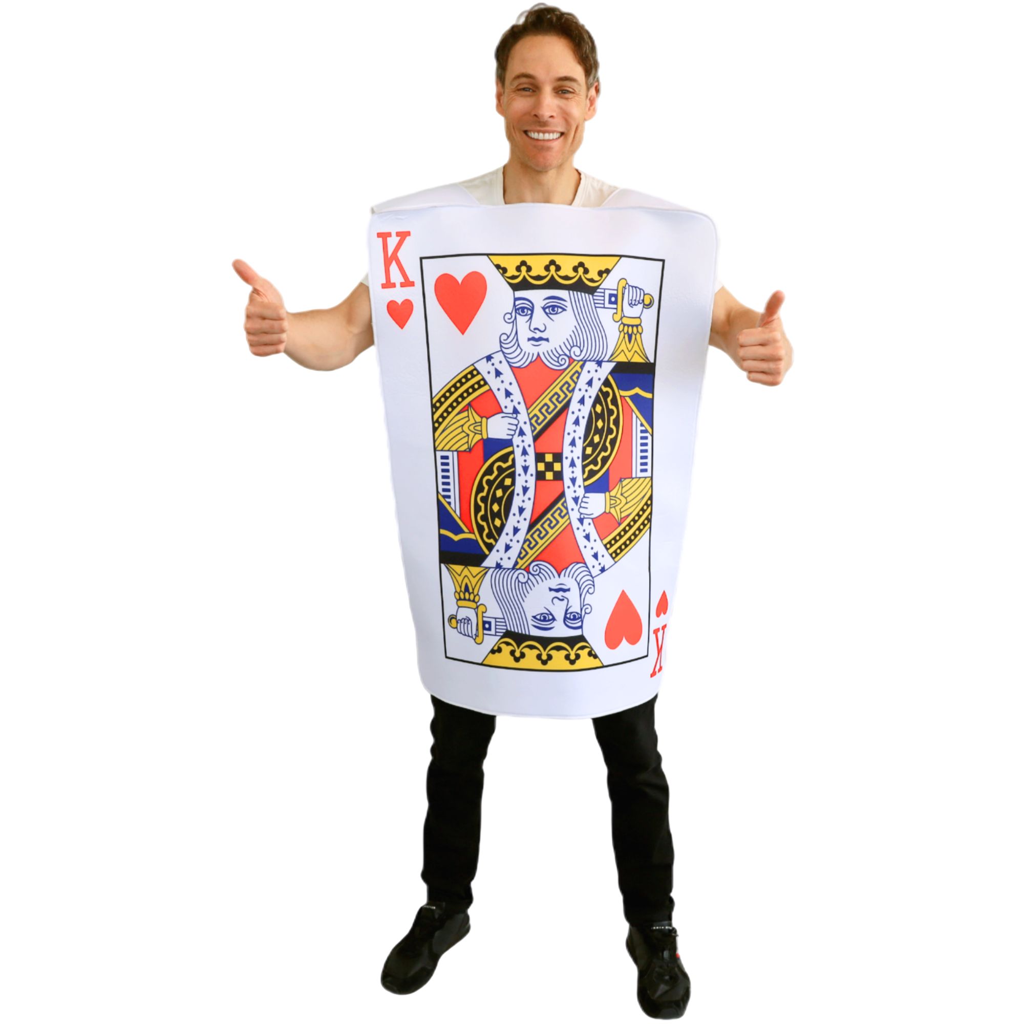 Adult King of Hearts Playing Card Costume