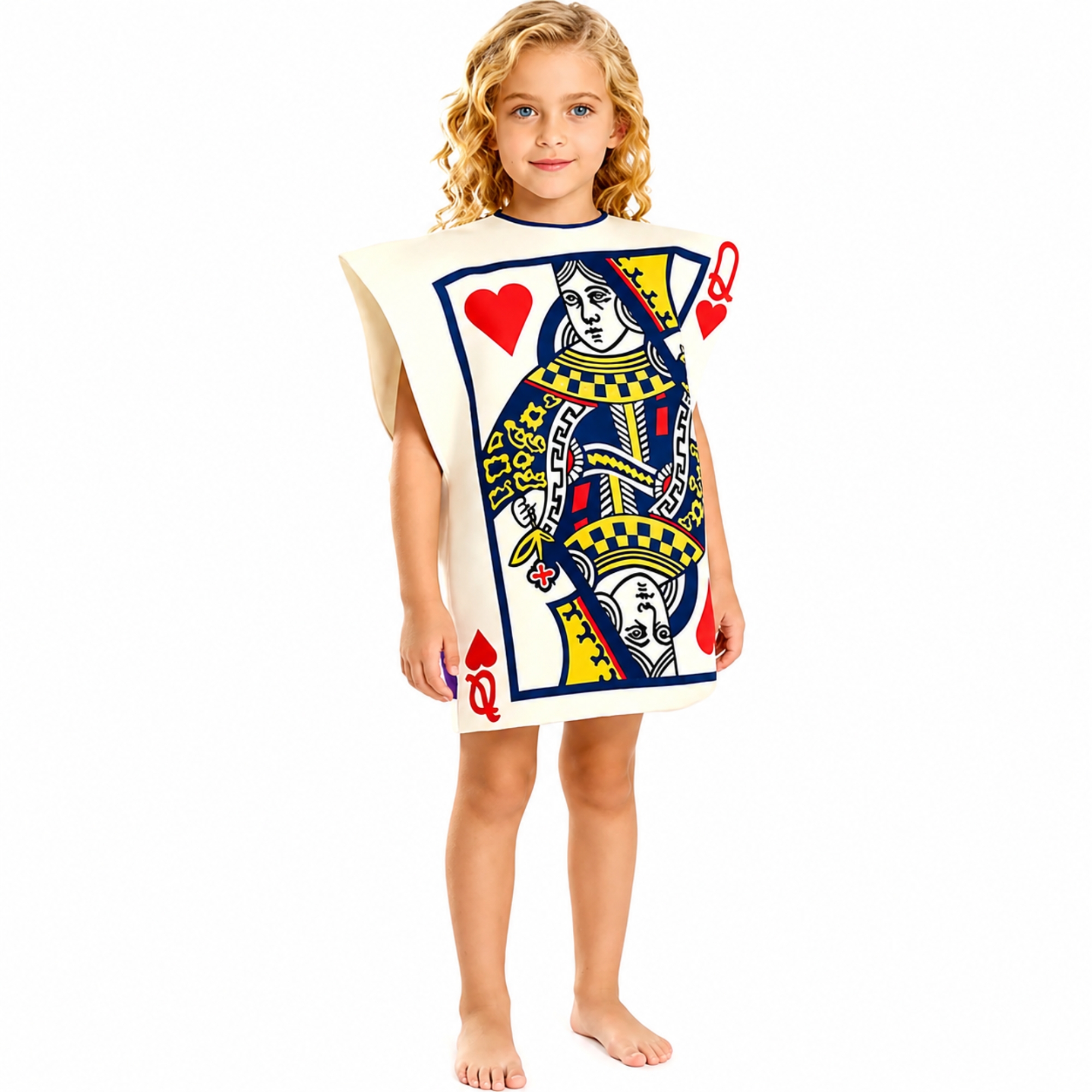 Kids Queen of Hearts Playing Card Costume