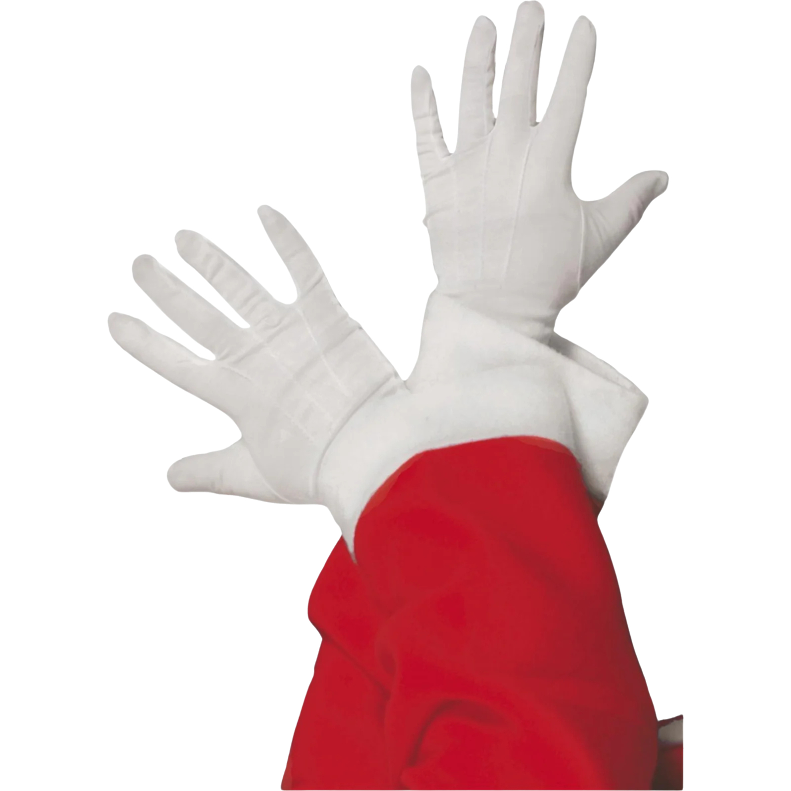 Adult White Santa Claus Gloves