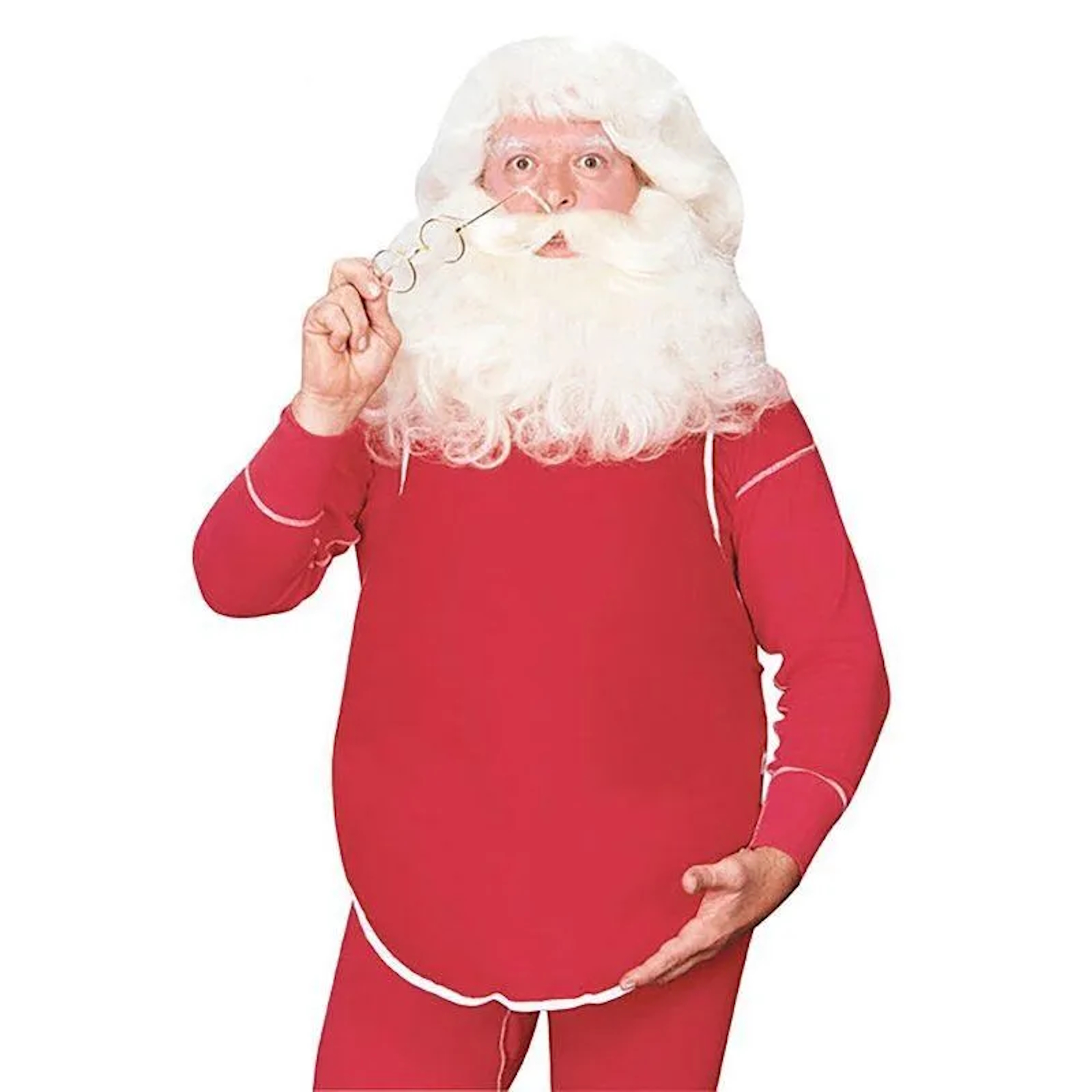 Stuffed Santa Belly Pouch Vest