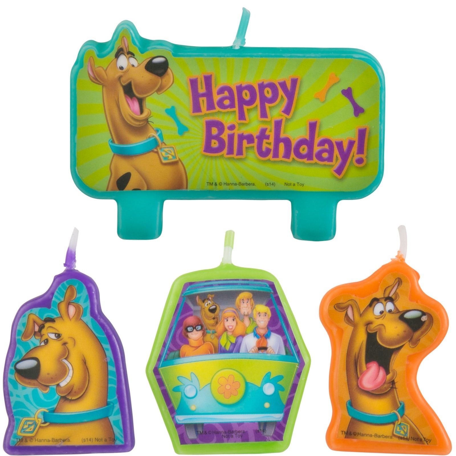 Scooby Doo Candles (Set of 4)