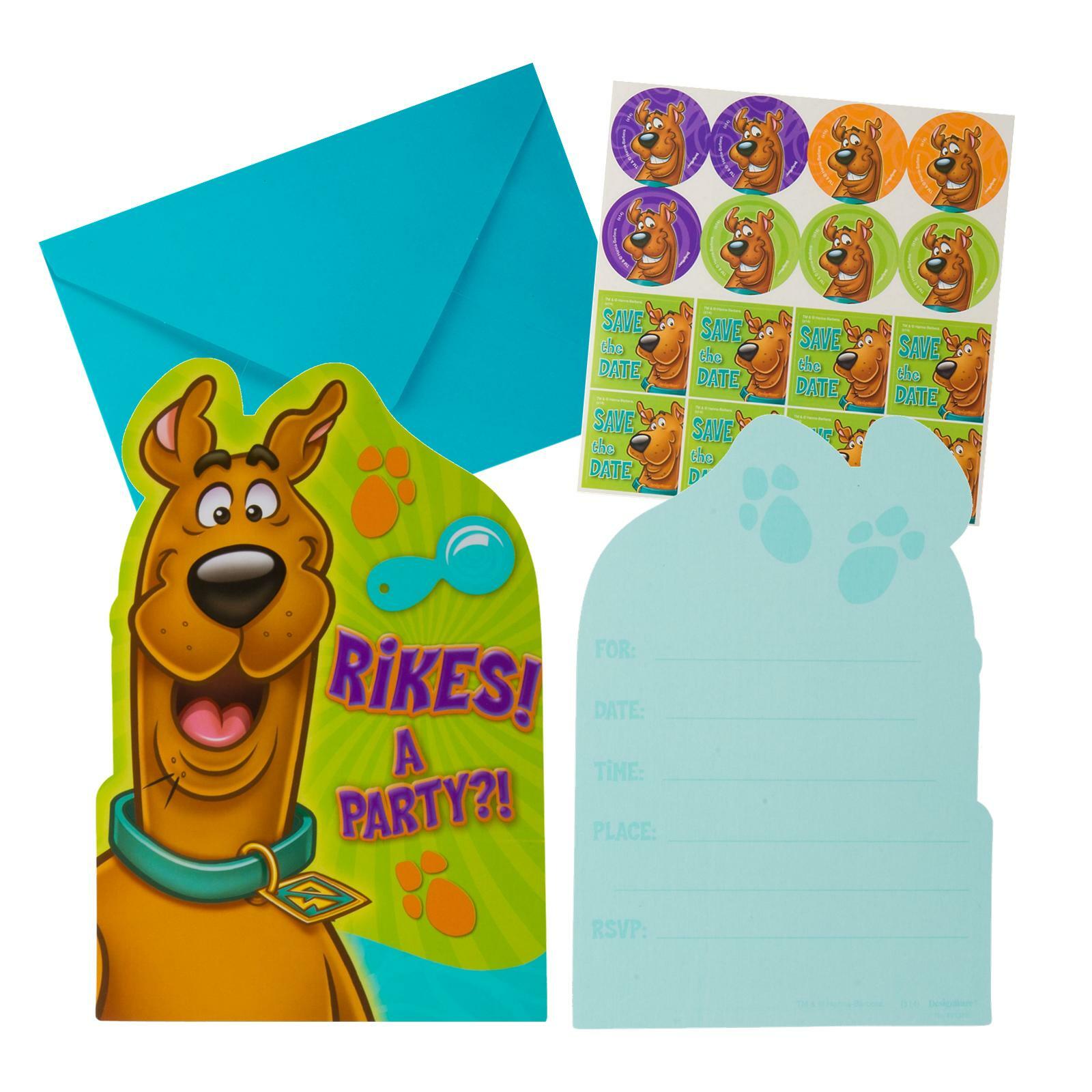 Scooby Doo Party Invitation Set (Pack of 8)