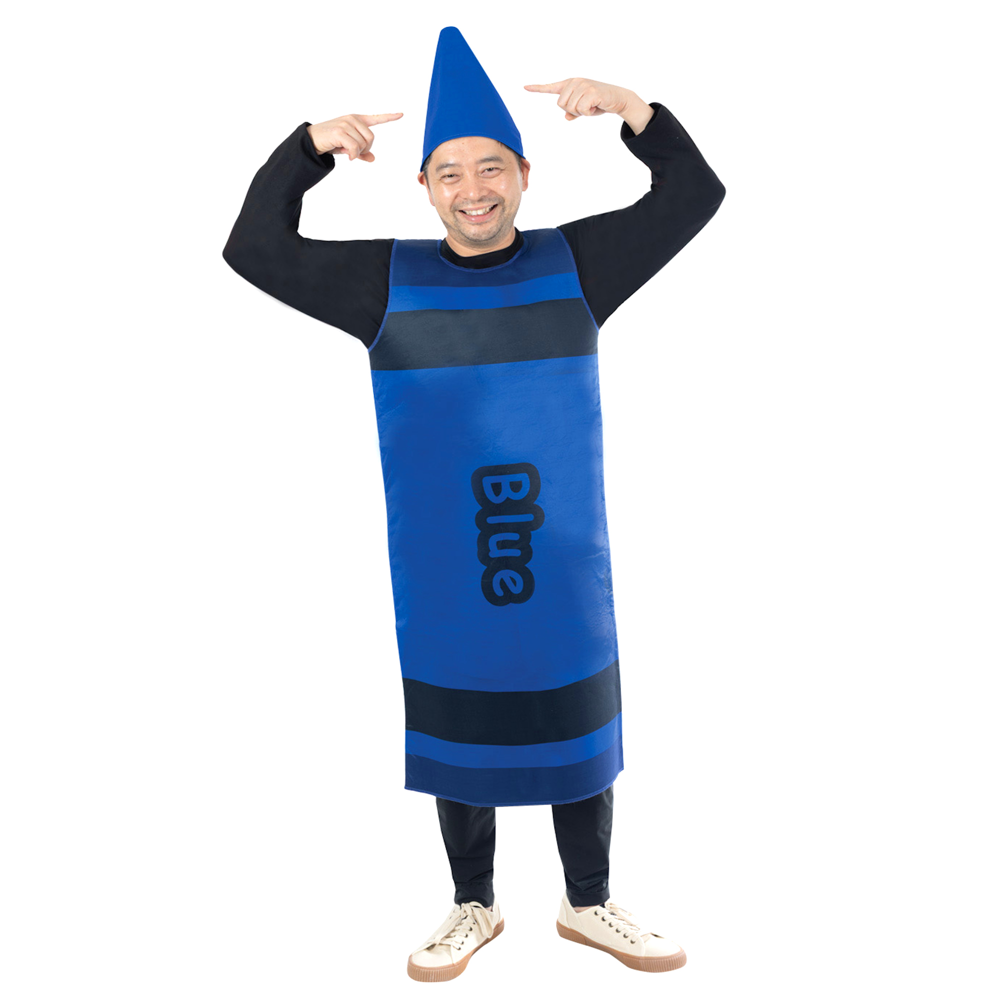 Blue Crayon Adult Costume One Size