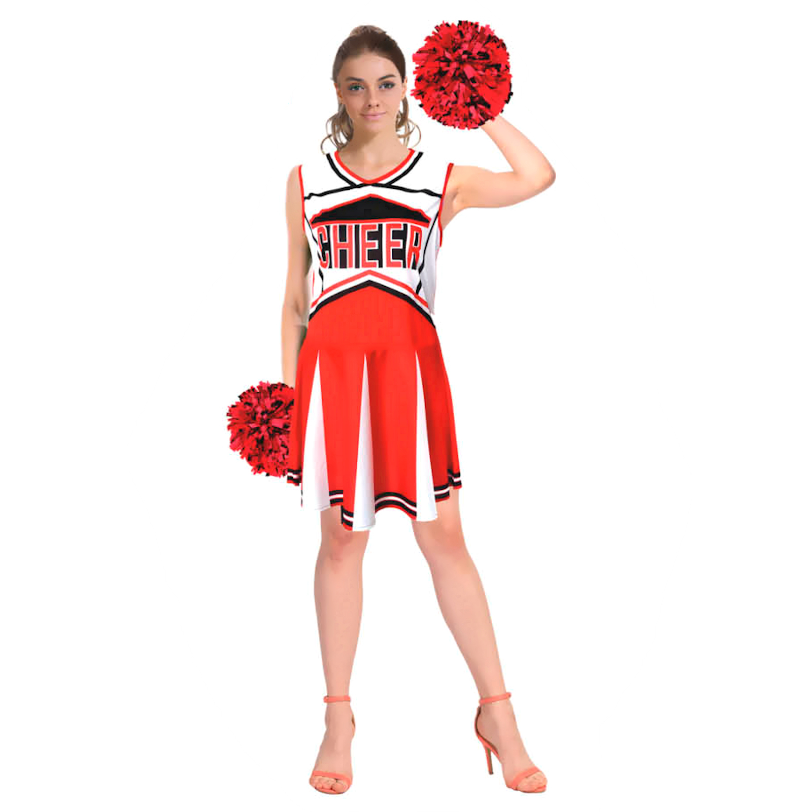 Cheerleader Dress Adult Costume XS-Small