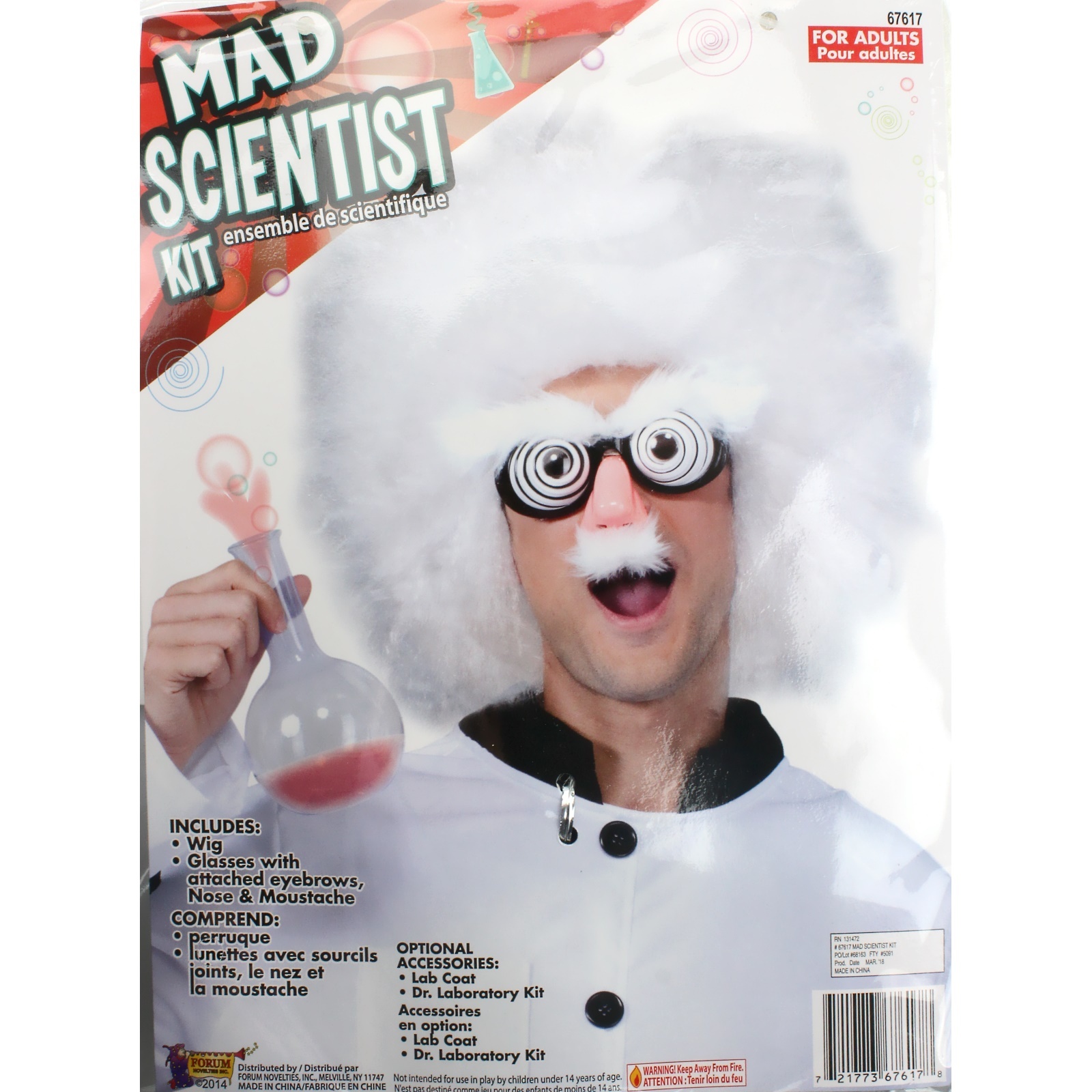 Mad Scientist Costume Accessory Kit 
