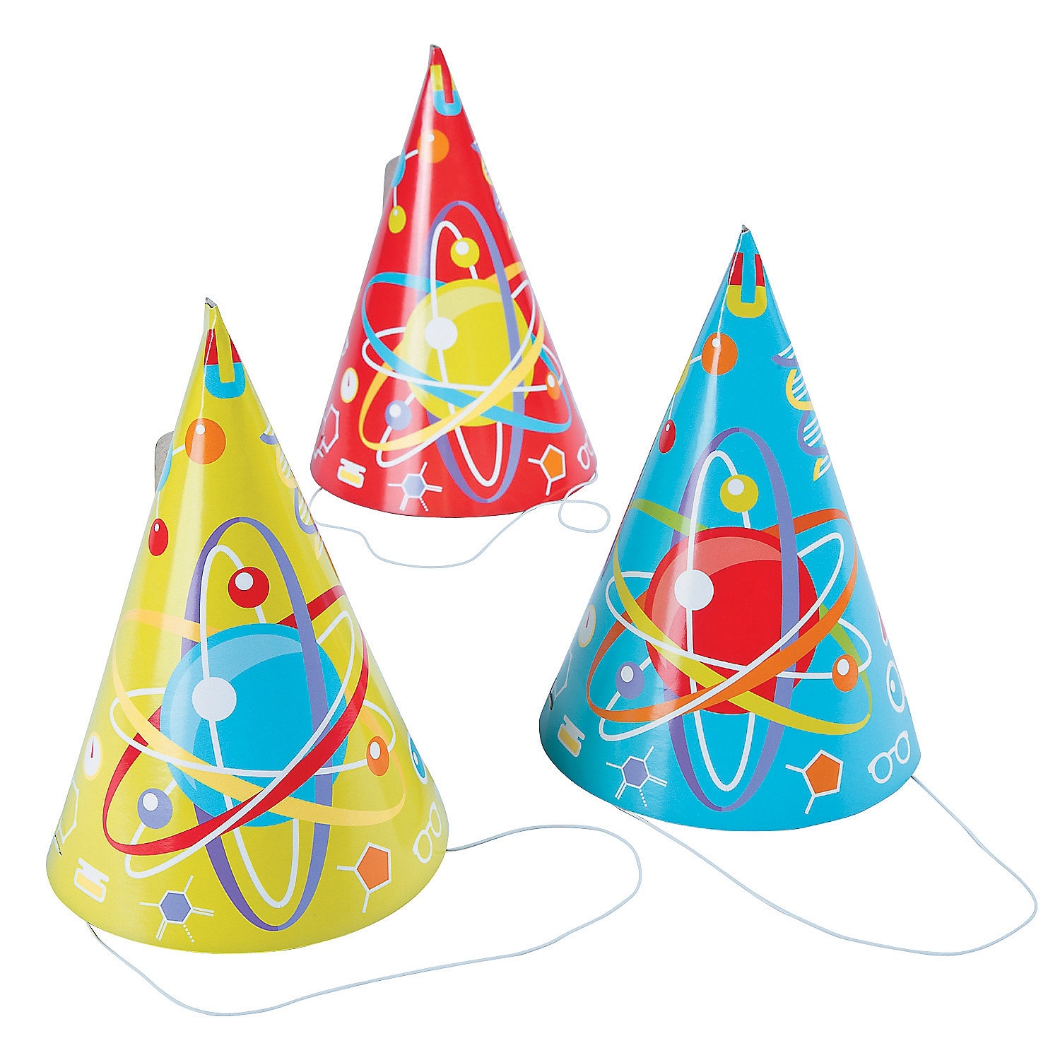 Science Party Hats (Pack of 12)