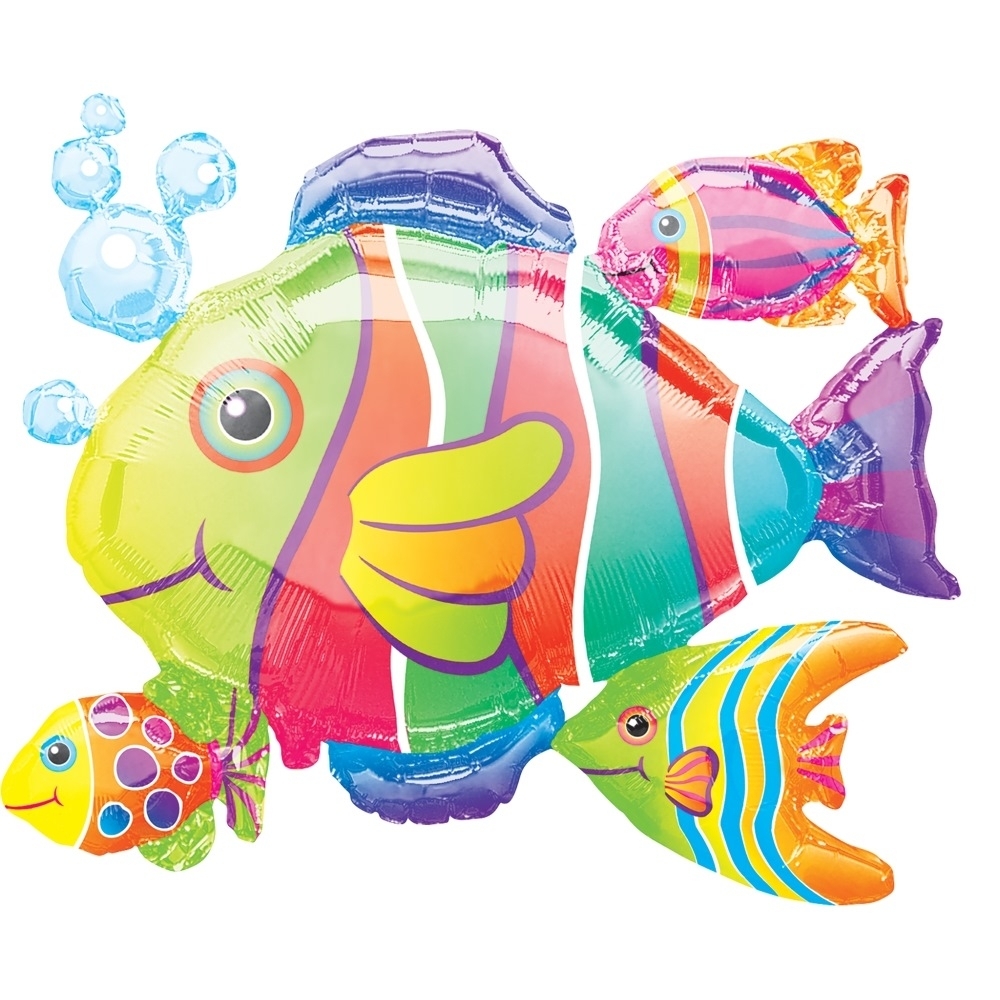 Fish Cluster Supershape Jumbo Helium Balloon