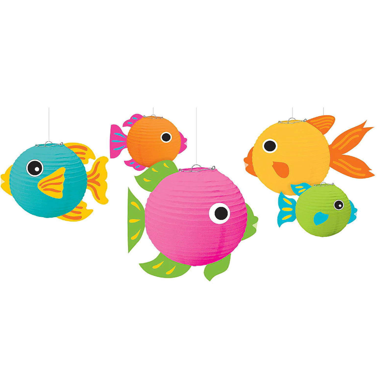 Colourful Fish Lanterns