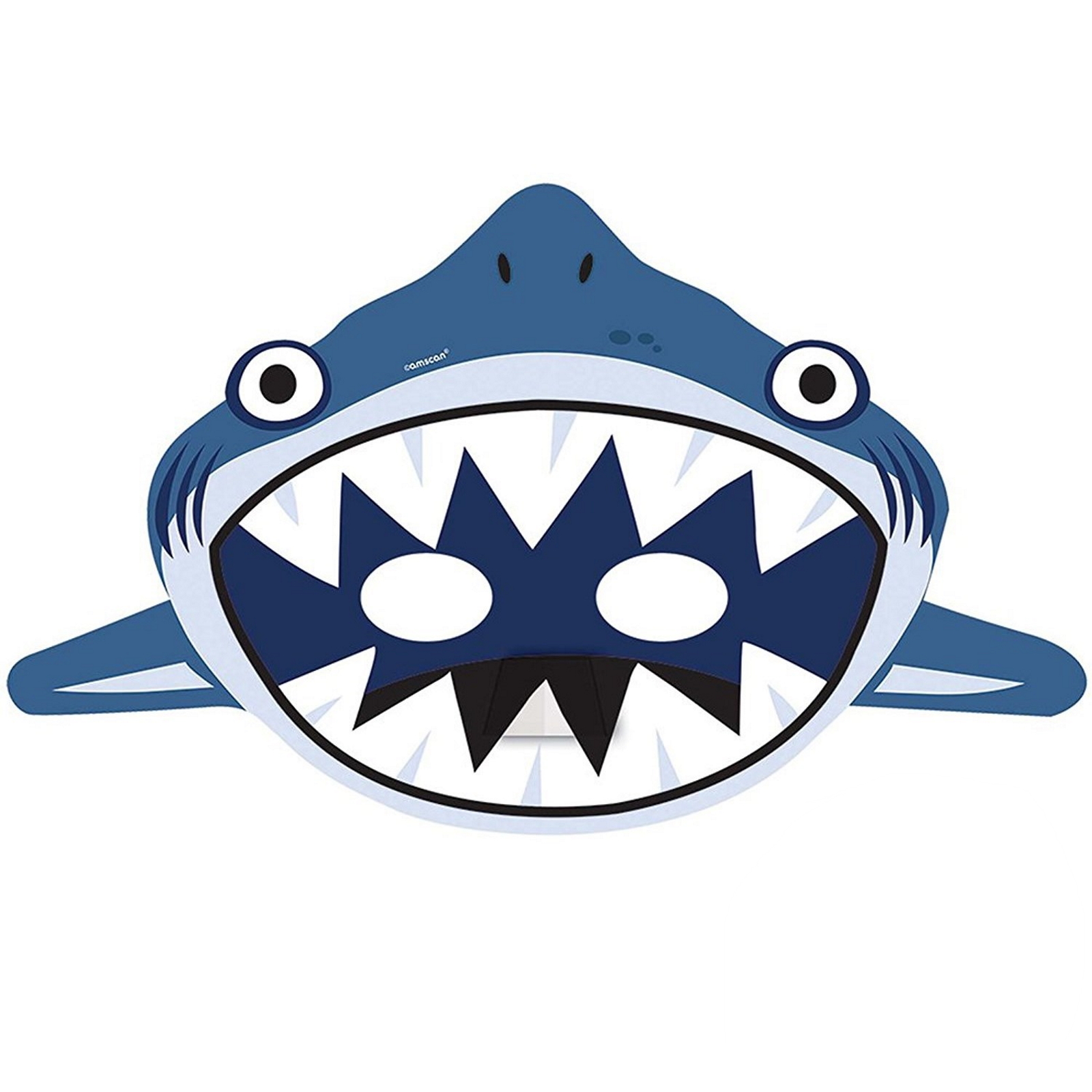 Ocean Buddies Shark Party Masks (Pack of 8)